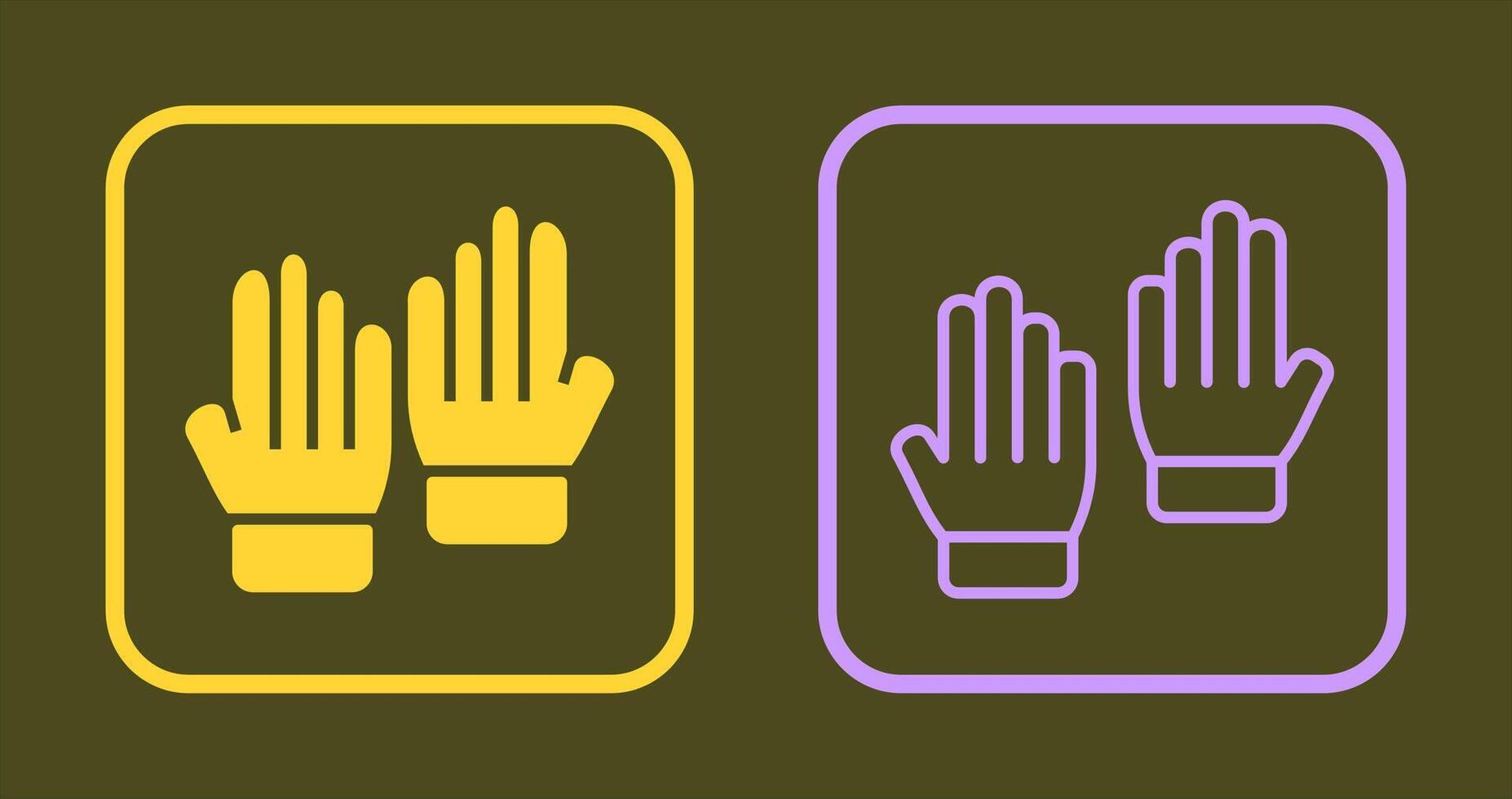 Gloves Icon Design vector