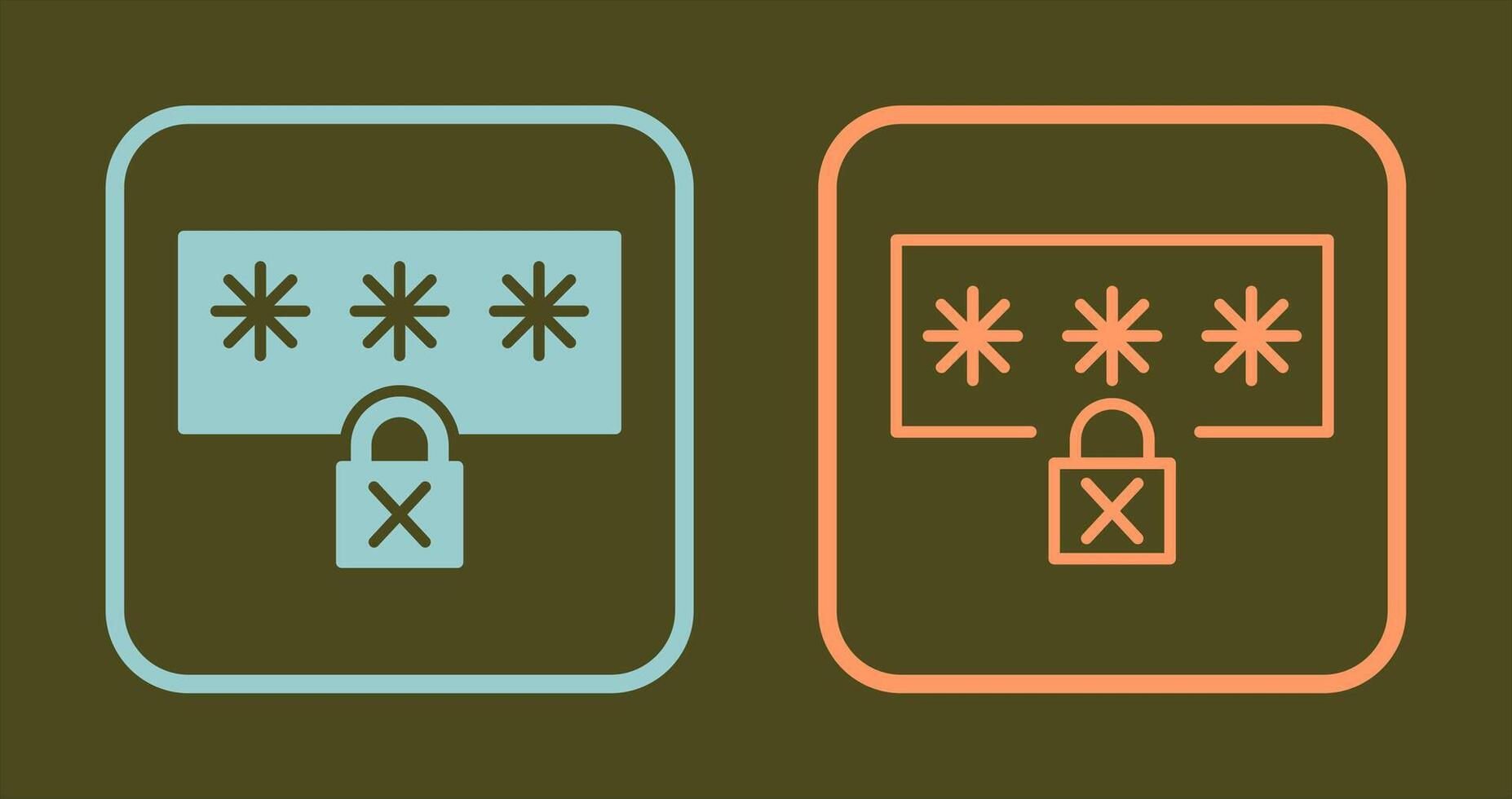 Insecure Icon Design vector