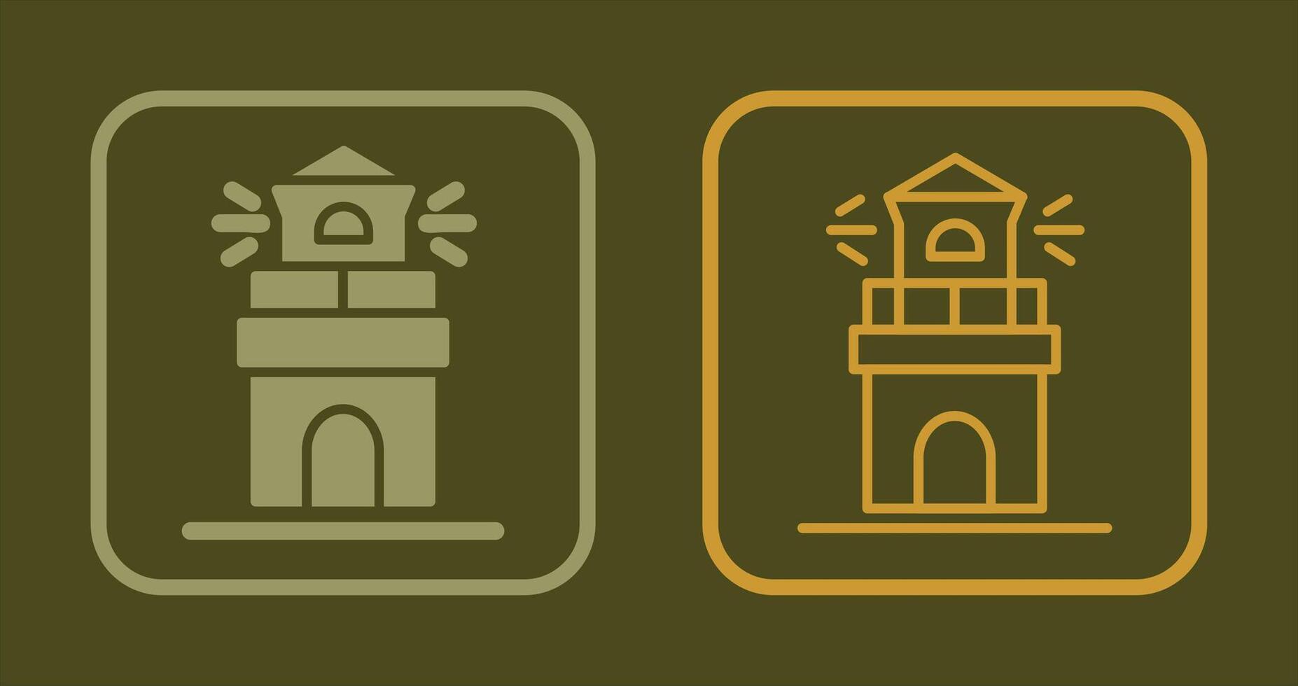Lighthouse Icon Design vector