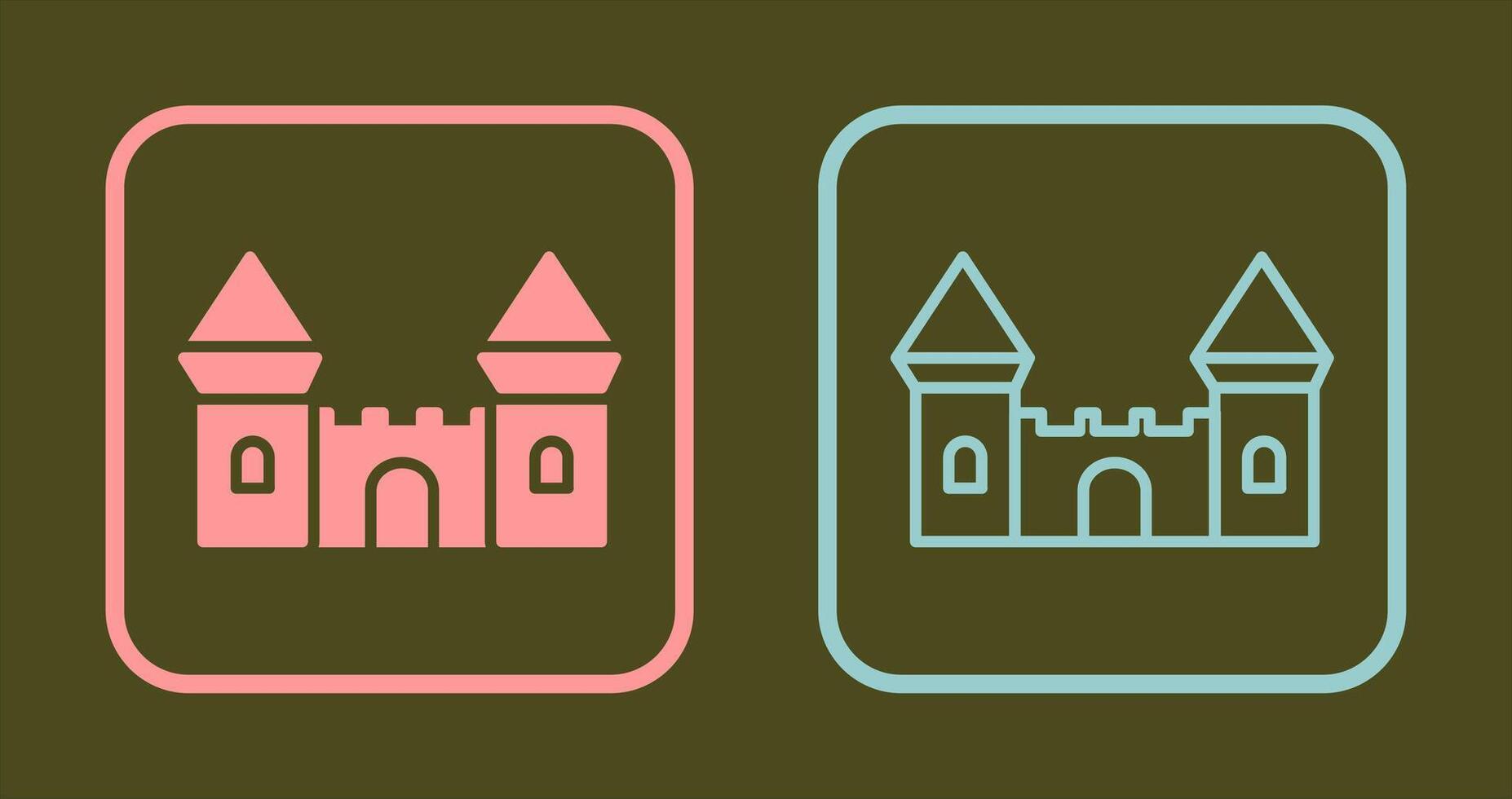 Castle Icon Design vector