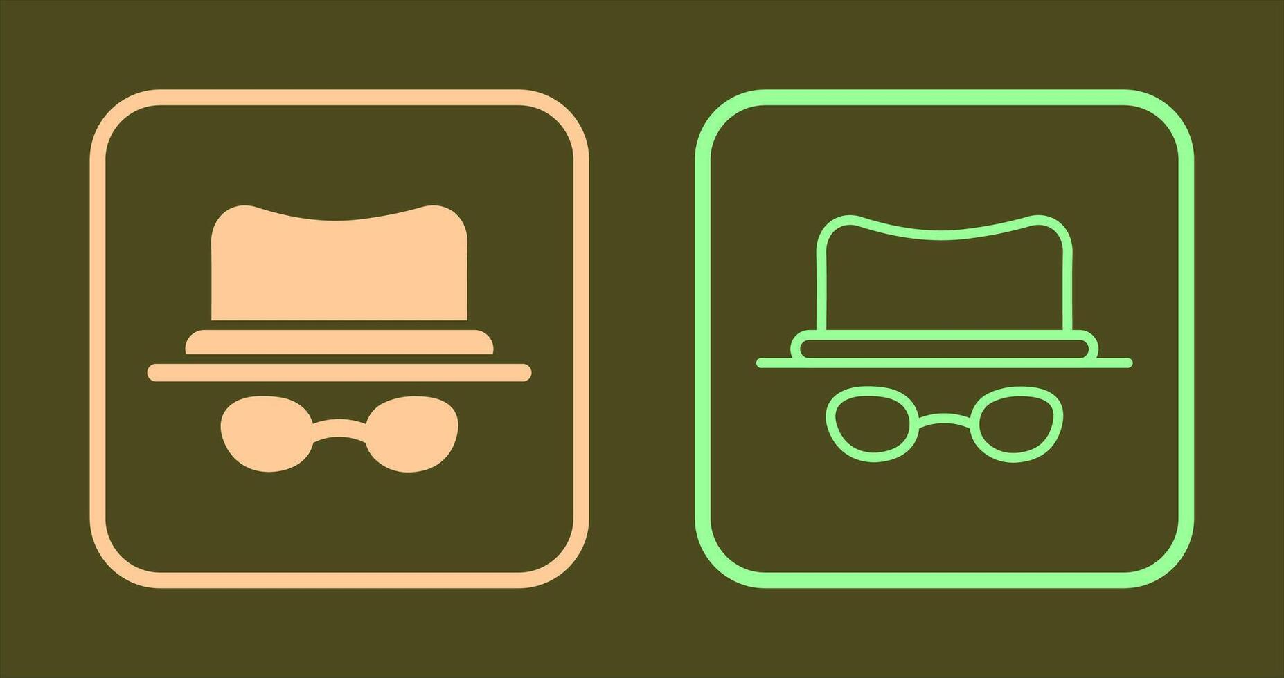 Spy Icon Design vector