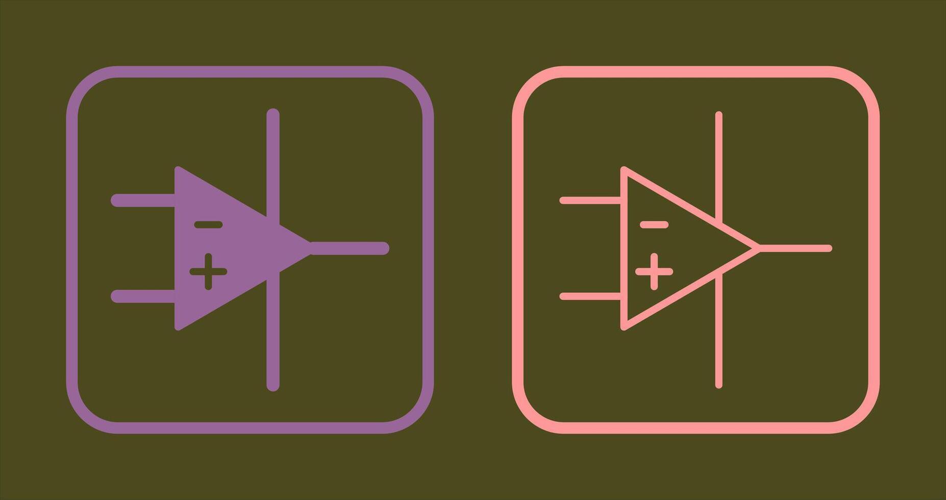 Amplifier Icon Design vector