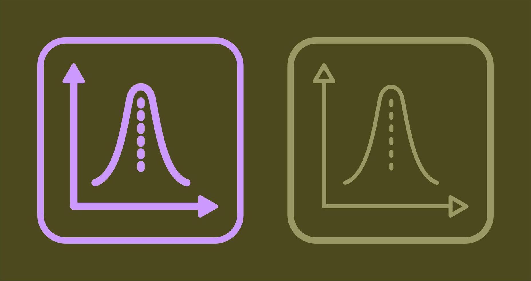 Histogram Icon Design vector