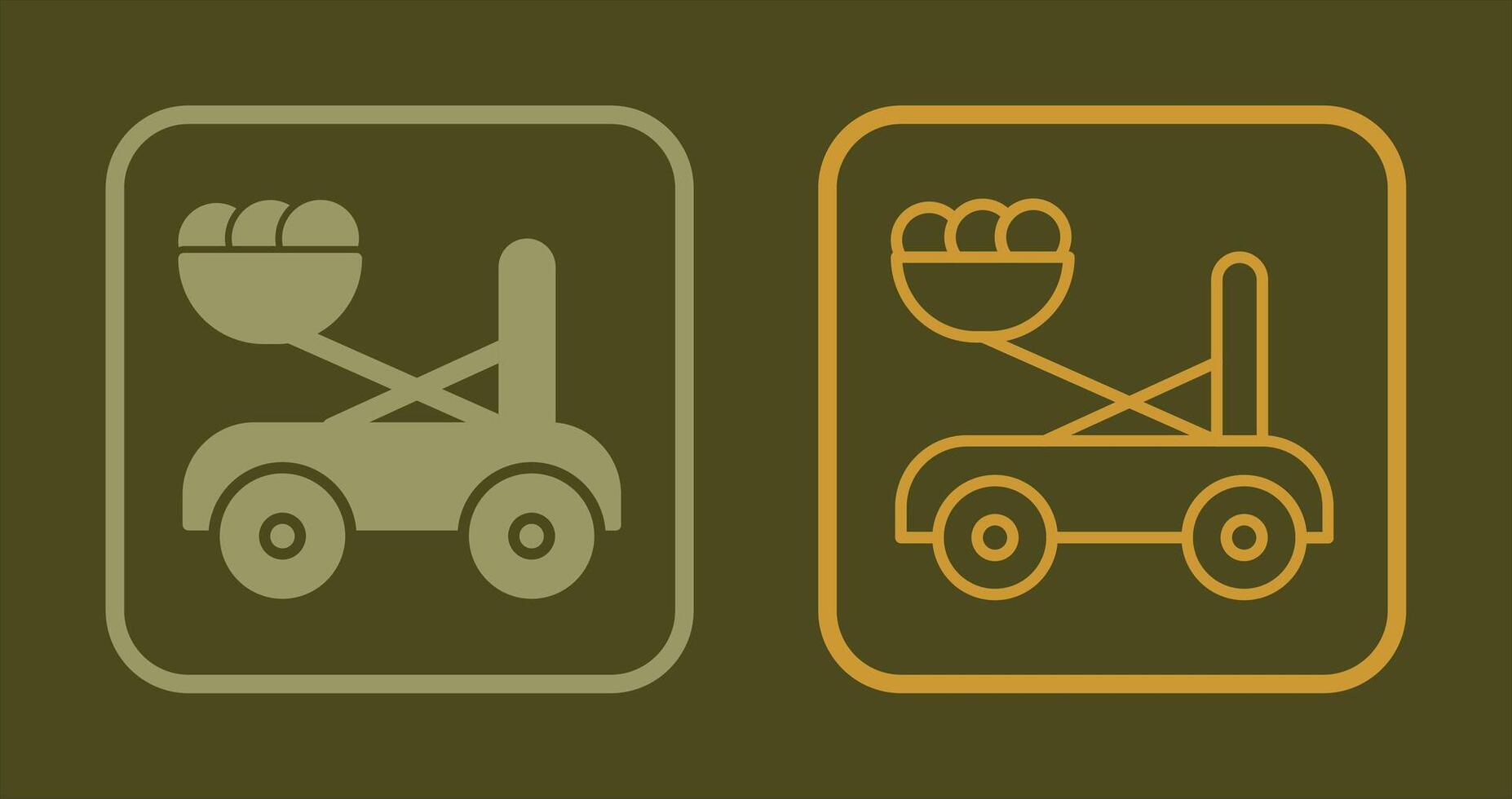 Catapult Icon Design vector