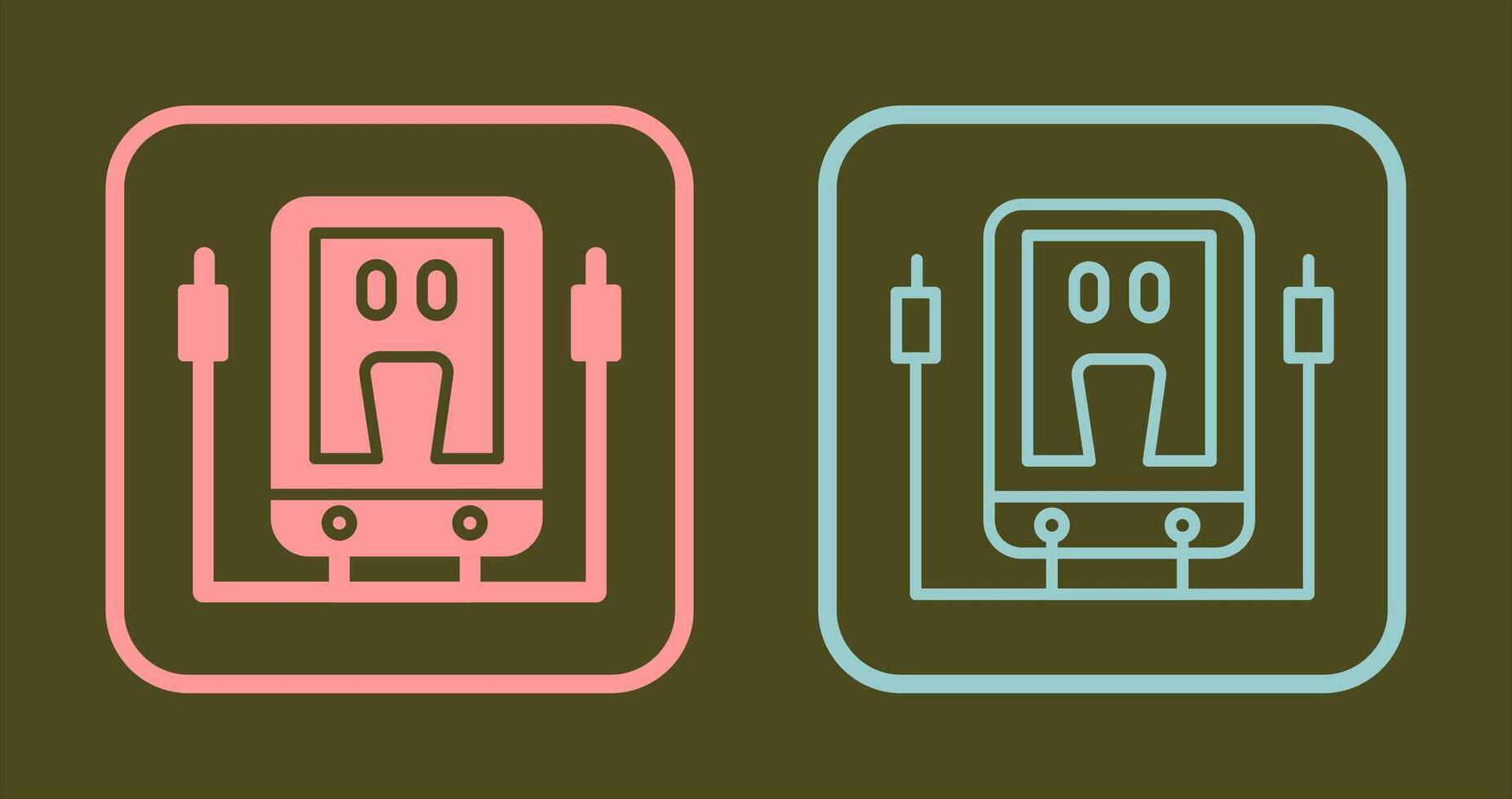 Voltmeter Icon Design vector
