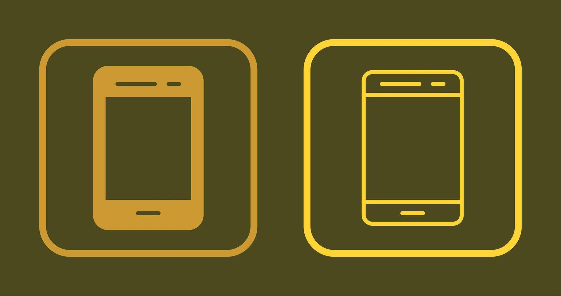 Mobile Icon Design vector