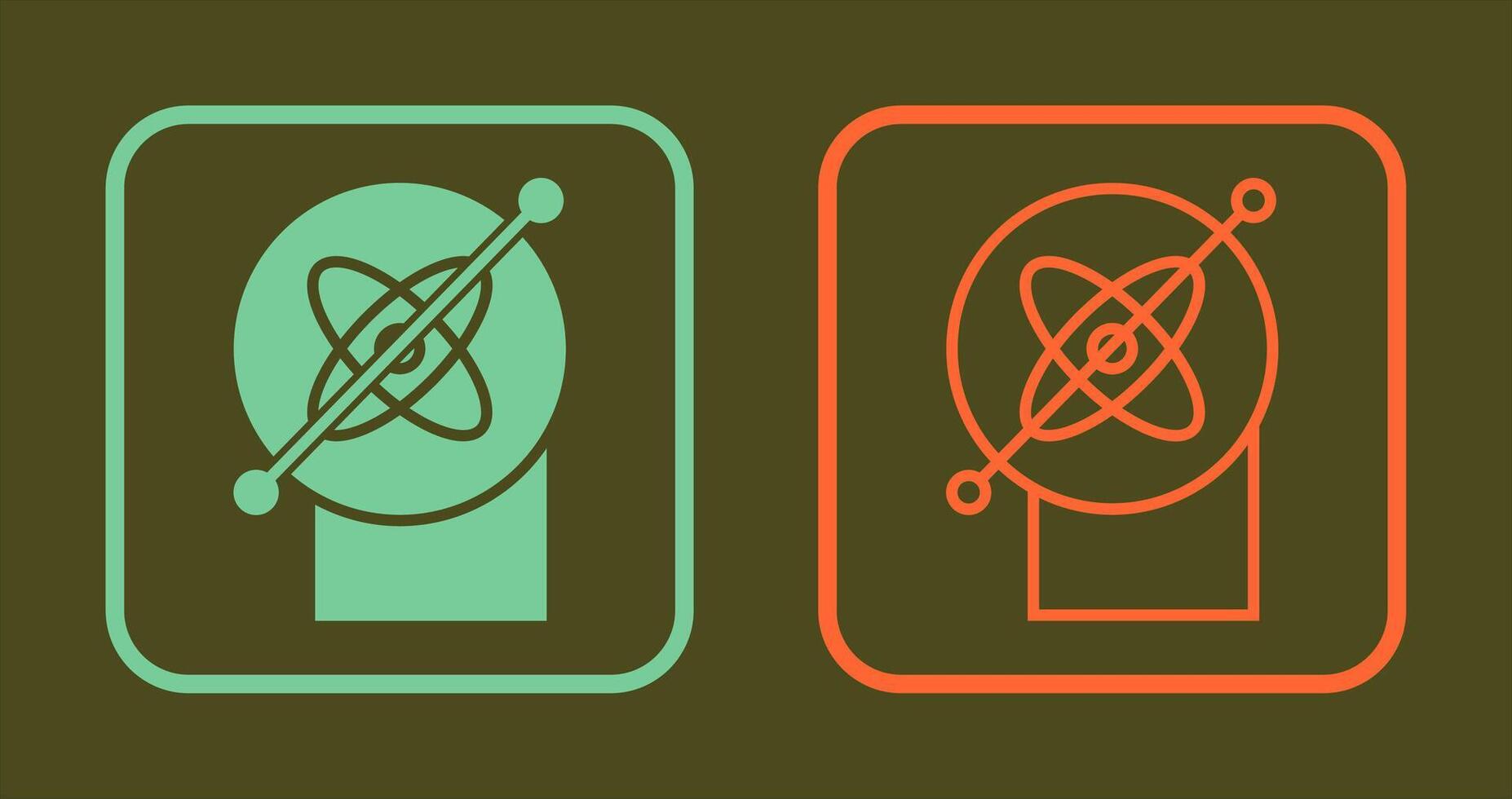 Gyroscope Icon Design vector