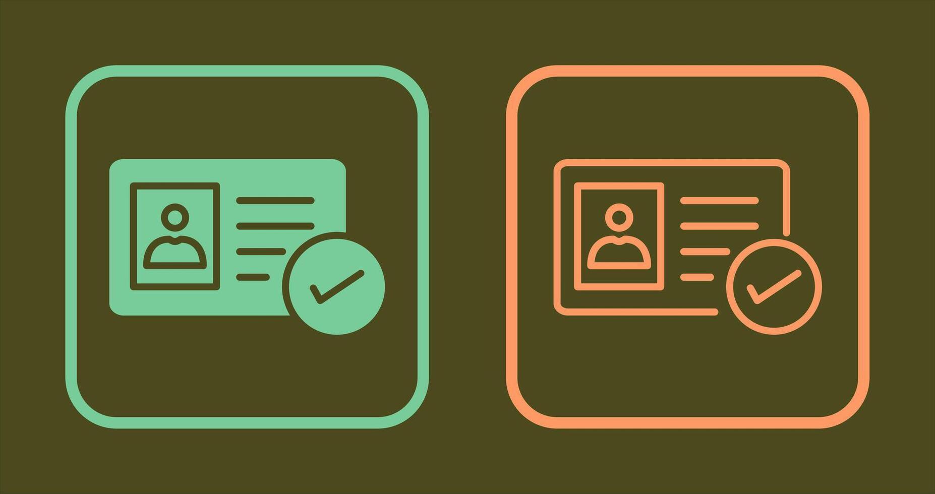Authentication Icon Design vector