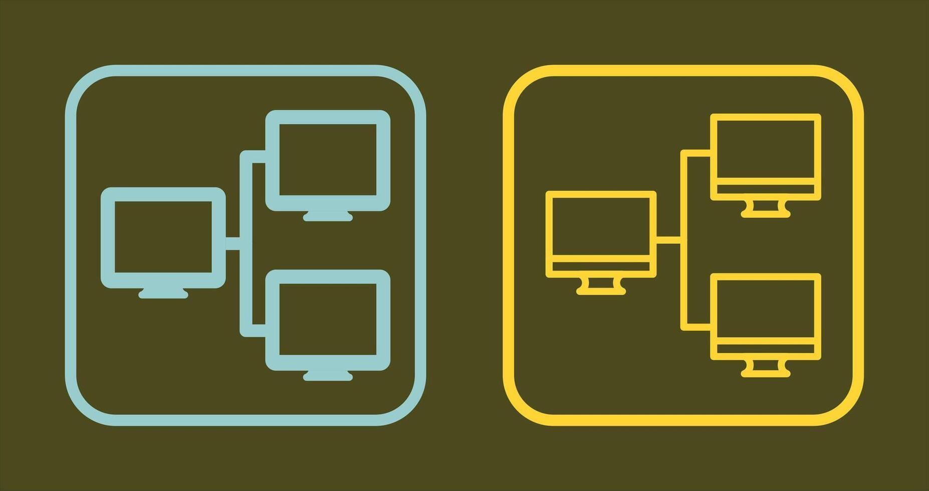 Network Icon Design vector