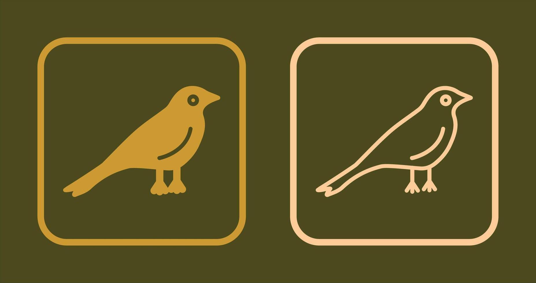 Bird Icon Design vector
