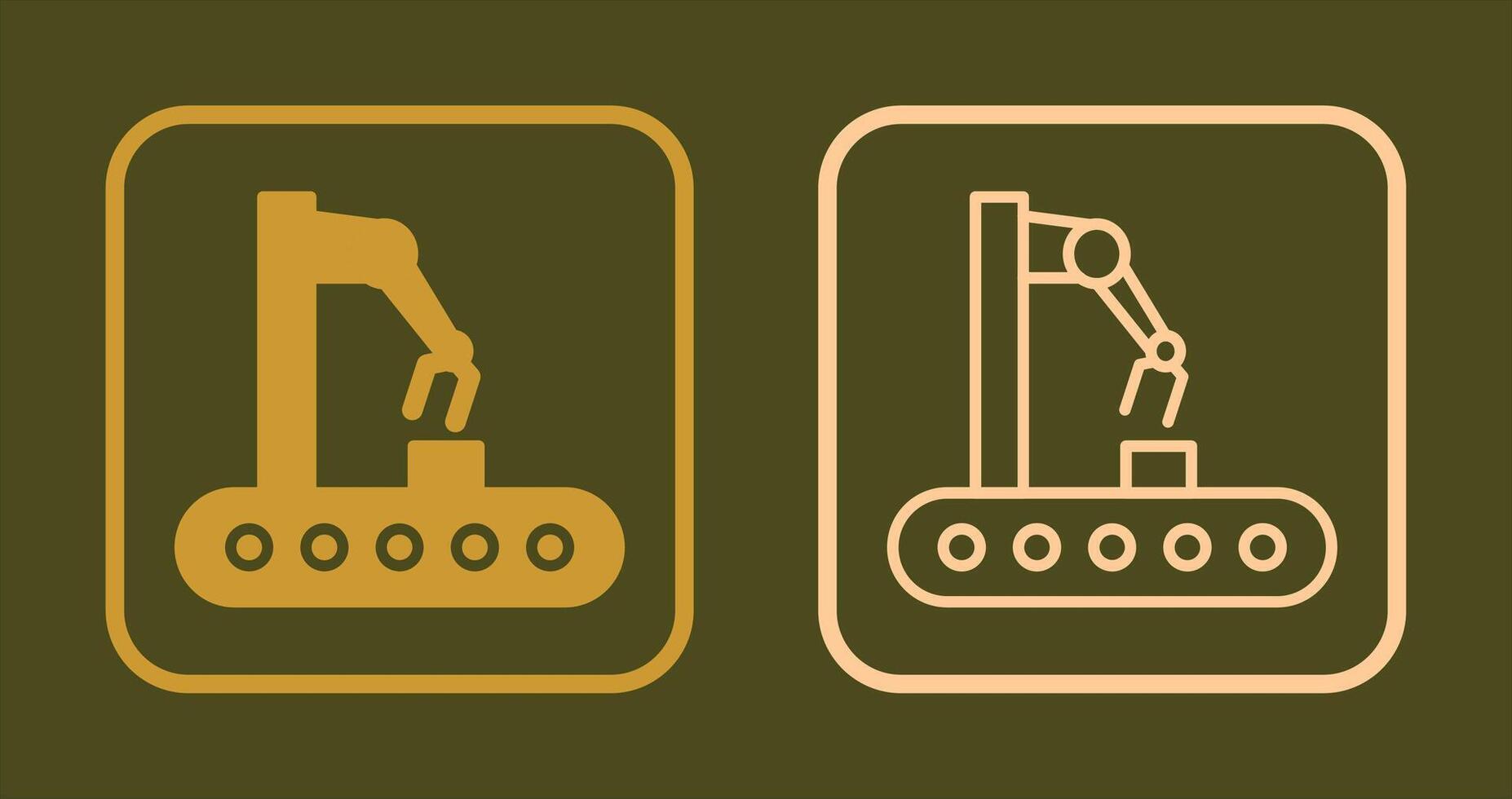 Conveyor Icon Design vector