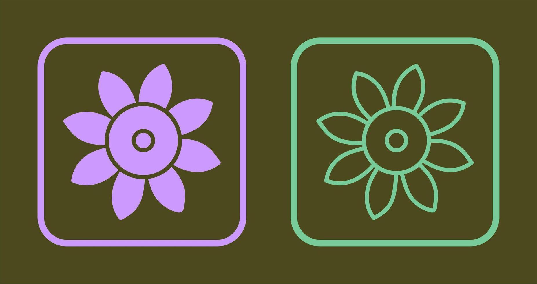 Flowers Icon Design vector