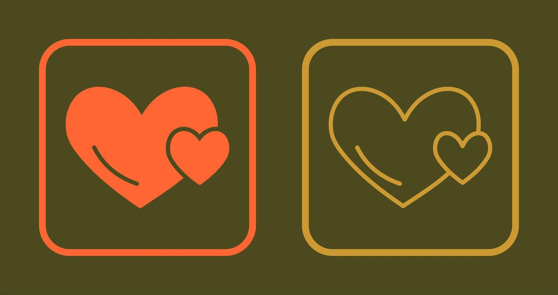 Hearts Icon Design vector