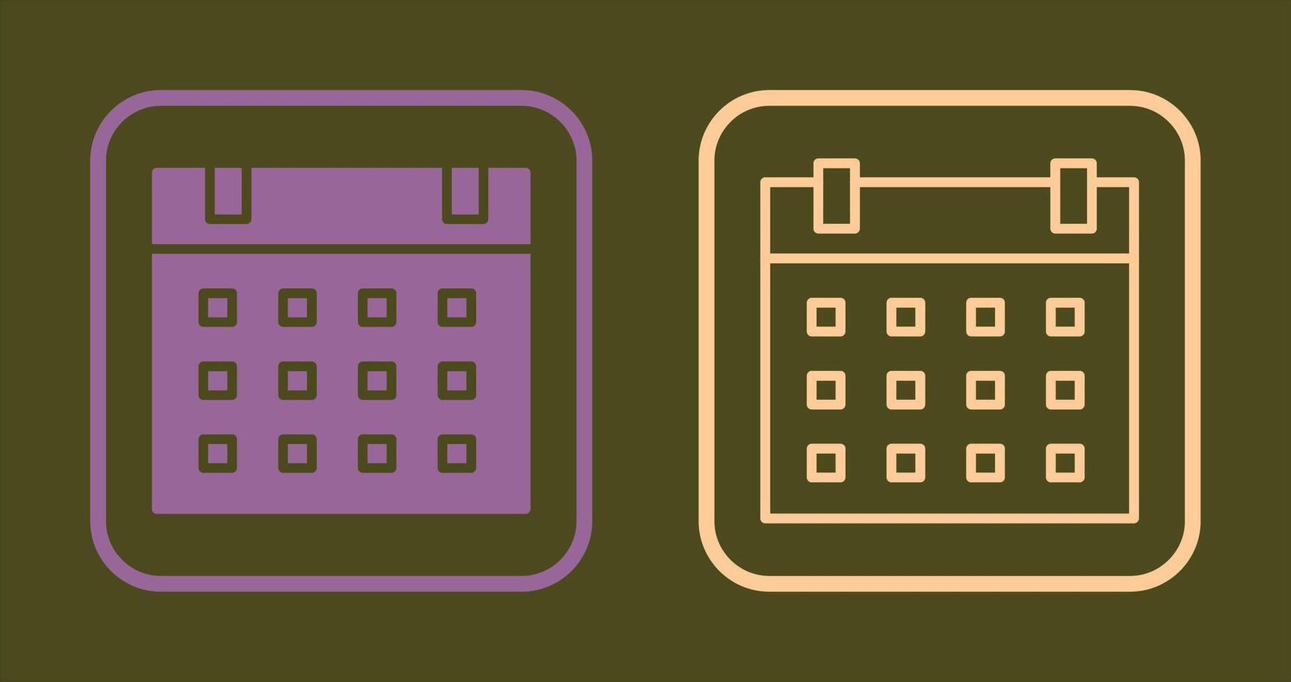 Calendar Icon Design vector