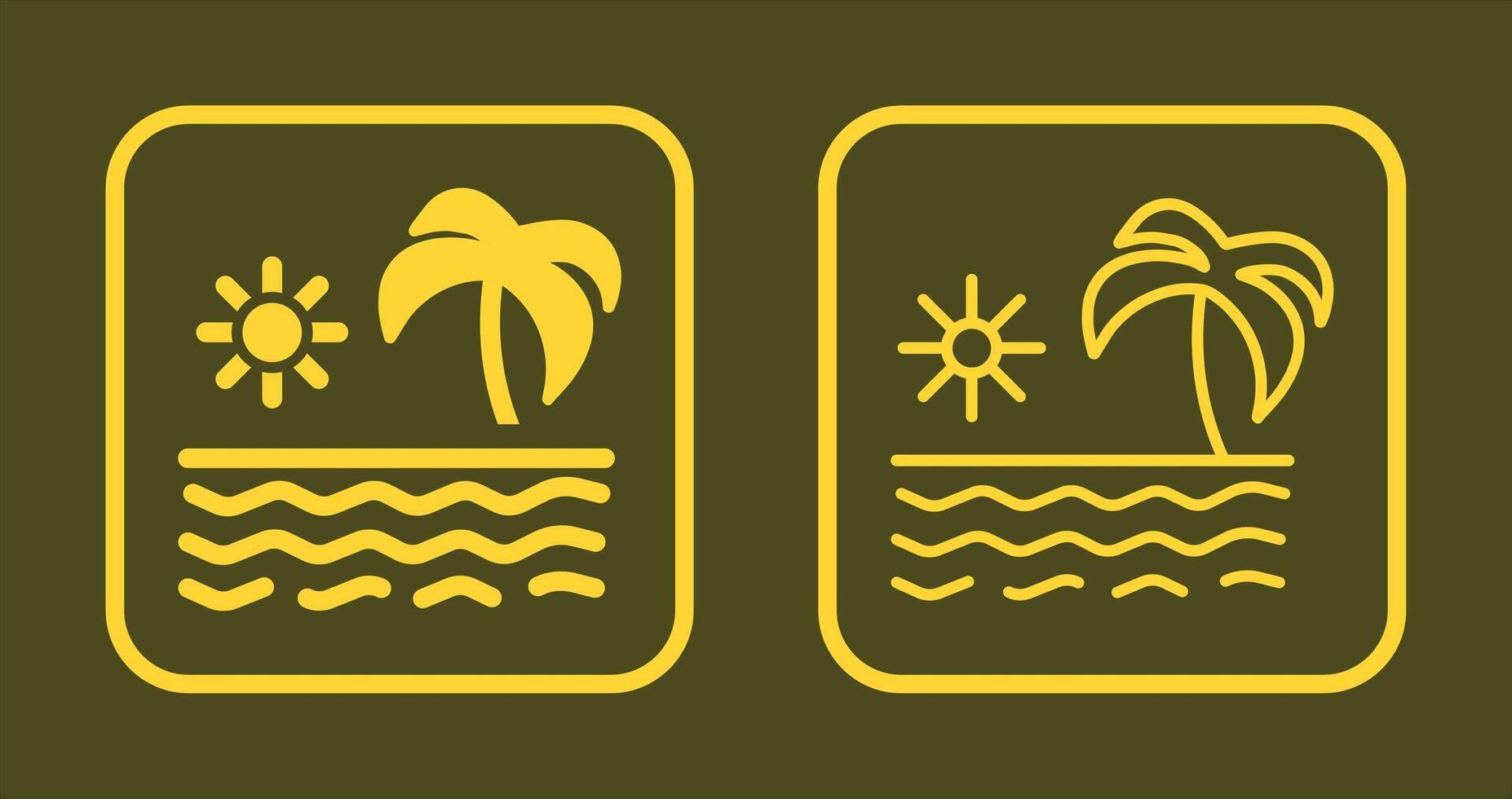 Summer Icon Design vector