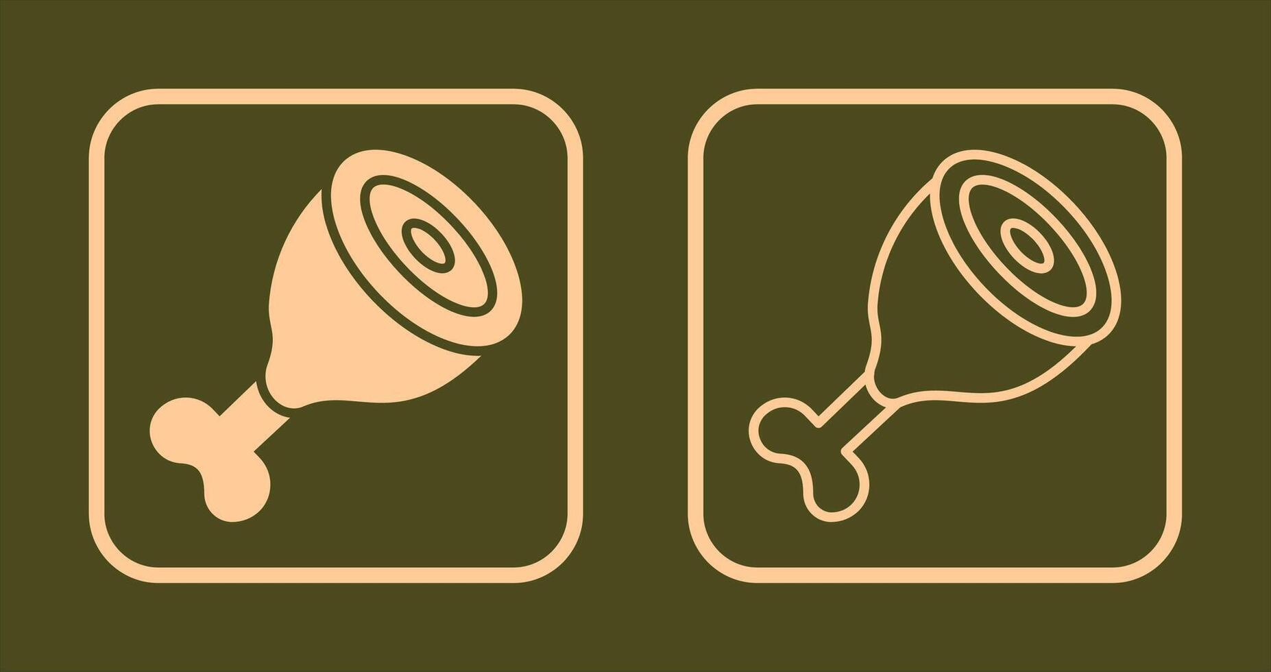 Meat Icon Design vector
