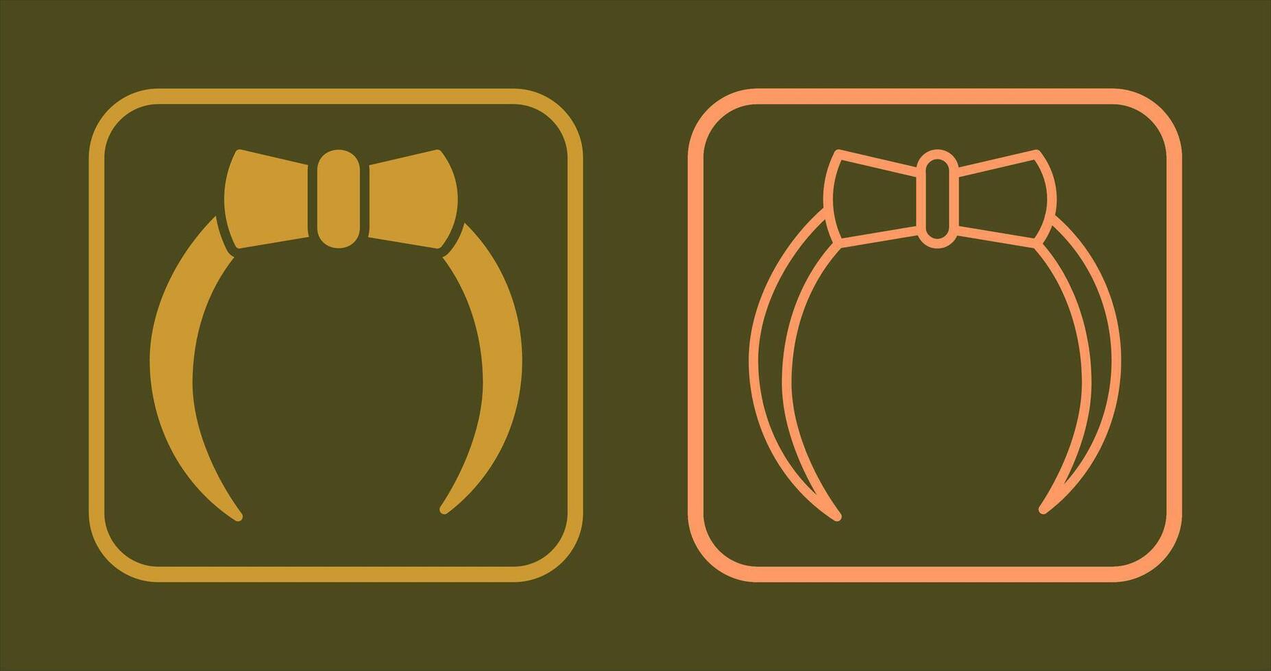 Headband Icon Design vector