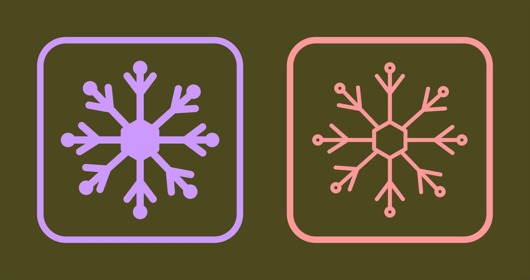 Snowflake Icon Design vector