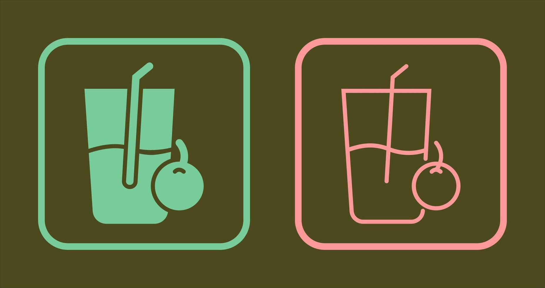 Juice Icon Design vector