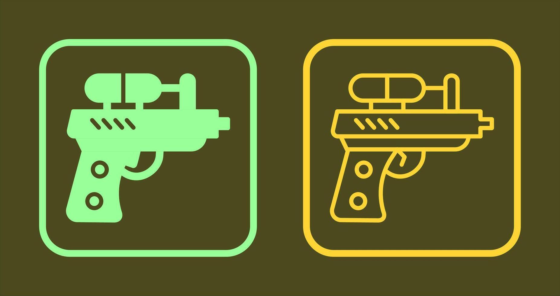 pistola de agua icono diseño vector