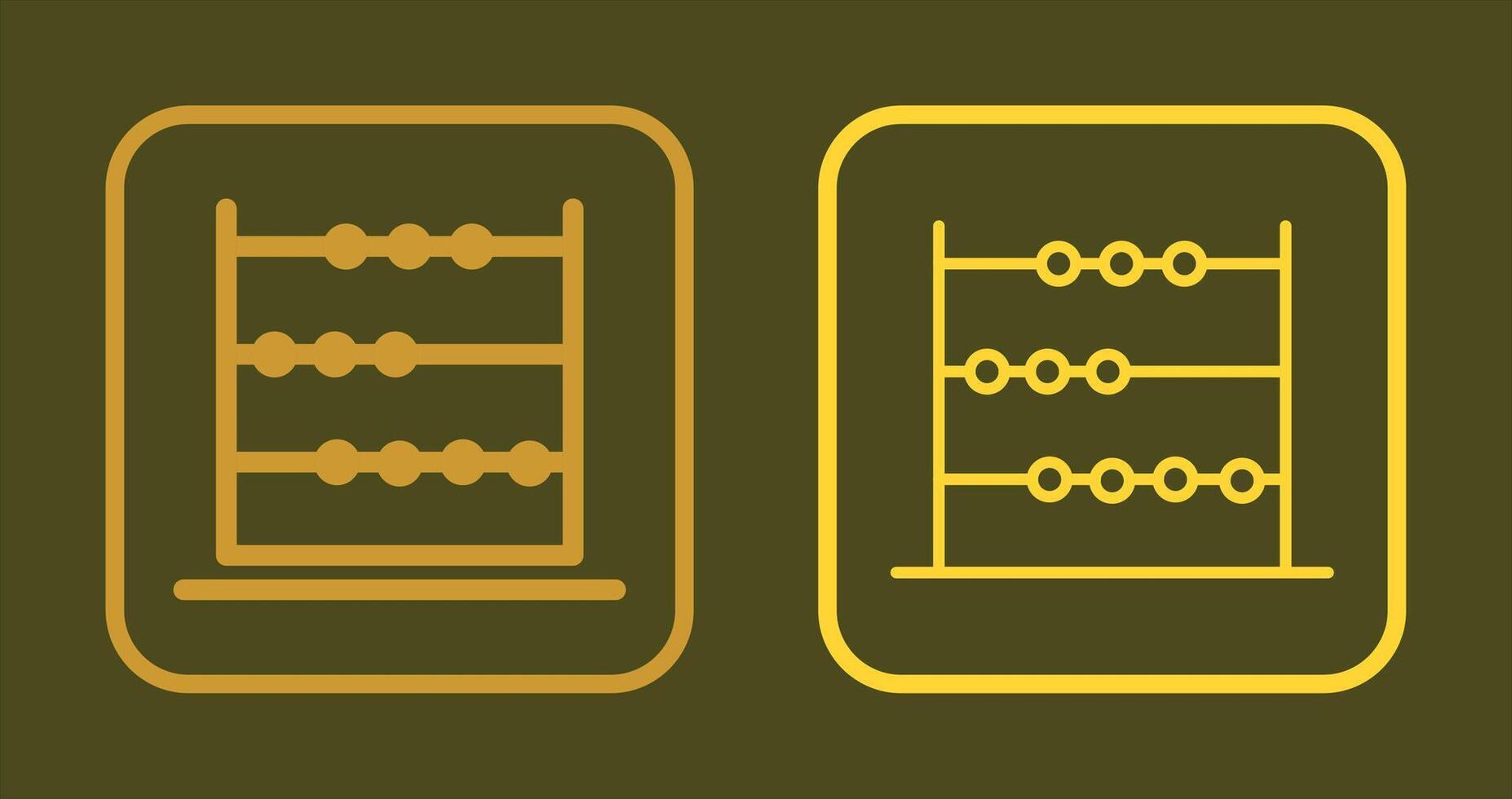 Abacus Icon Design vector