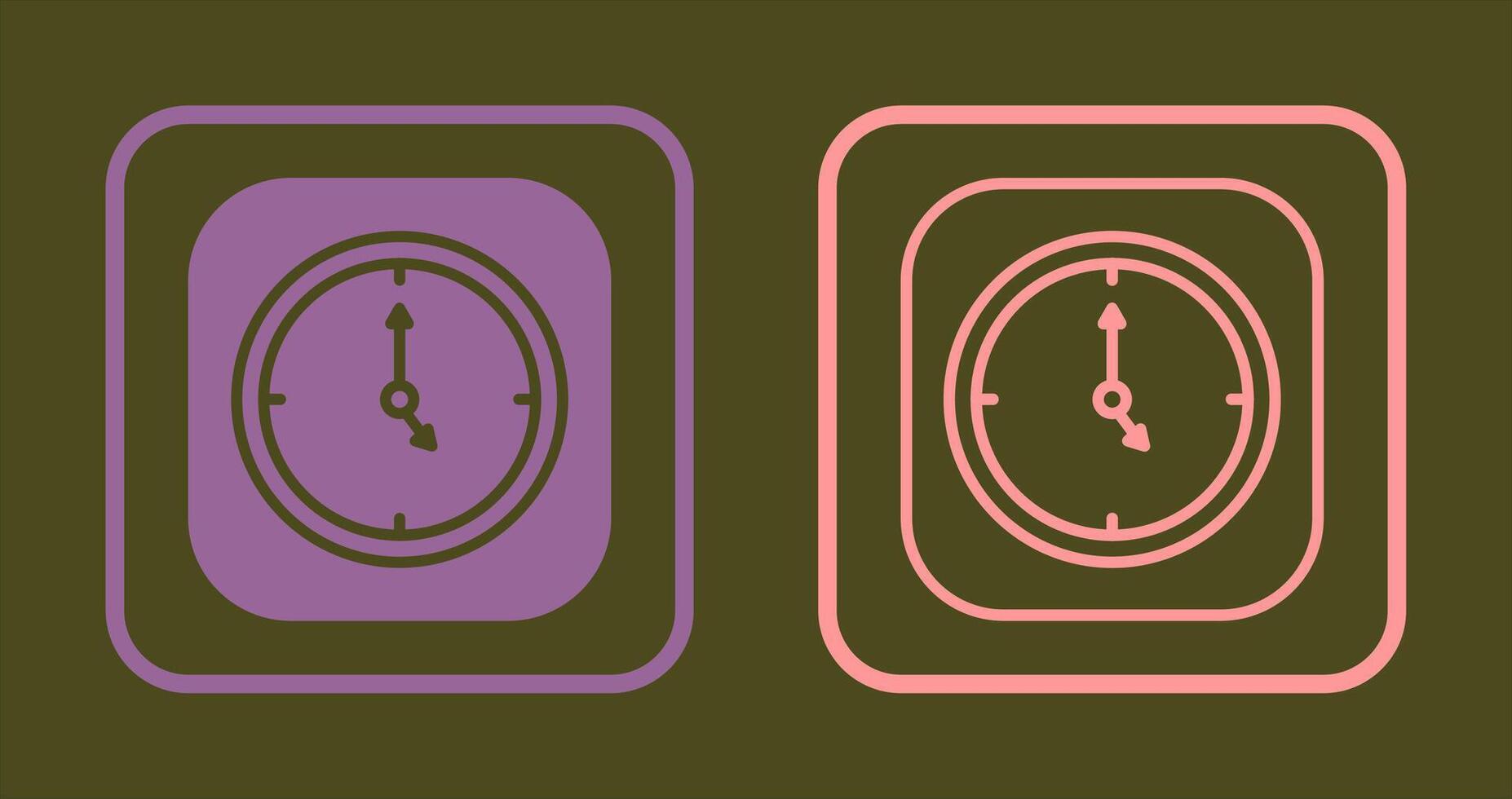 diseño de icono de reloj vector