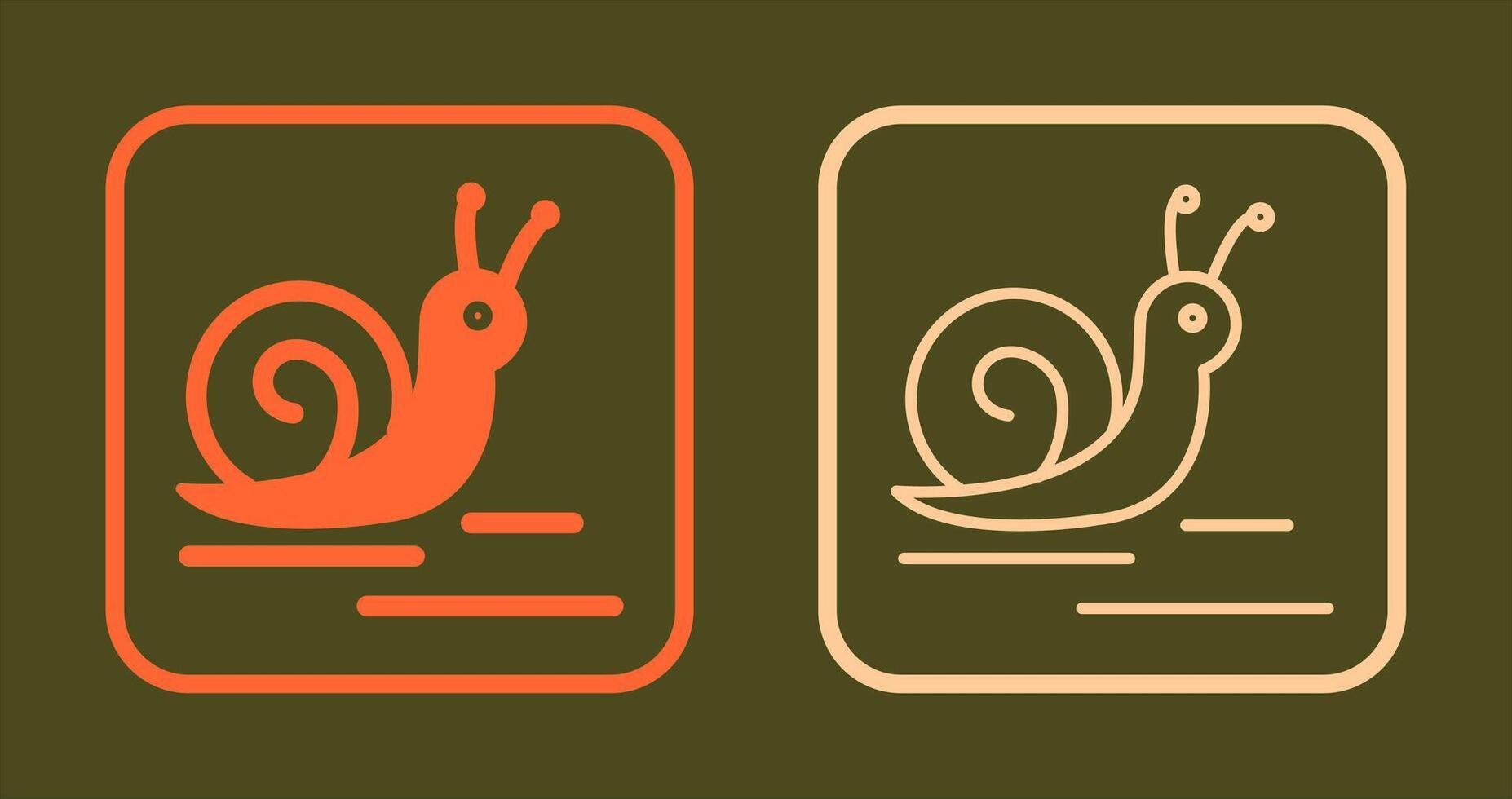 Snail Icon Design vector