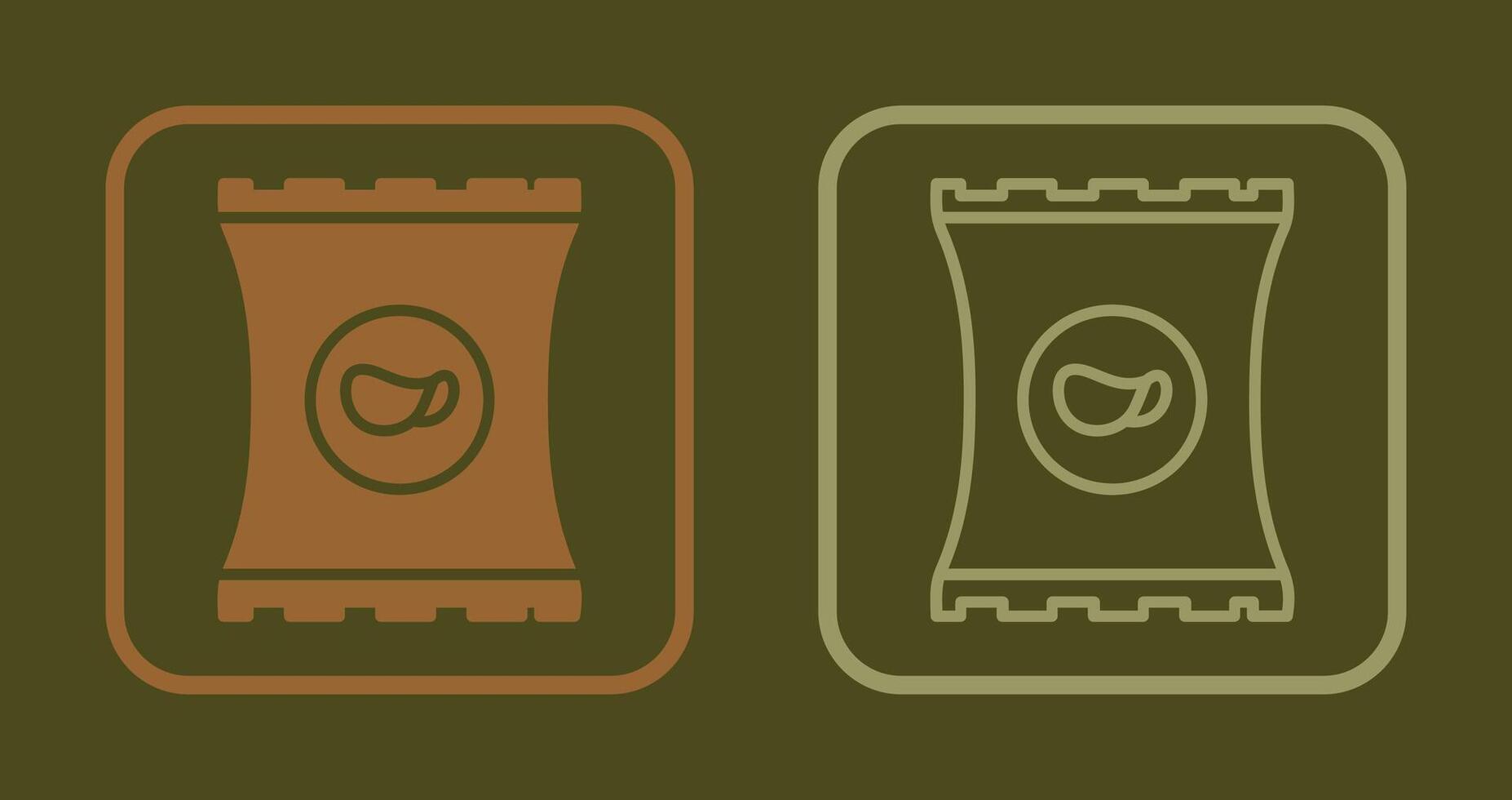 Chips Icon Design vector