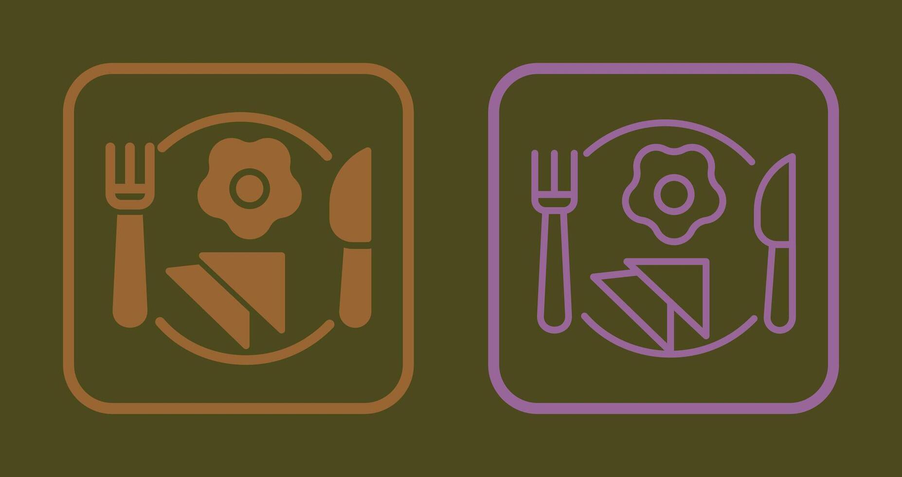 Breakfast Icon Design vector
