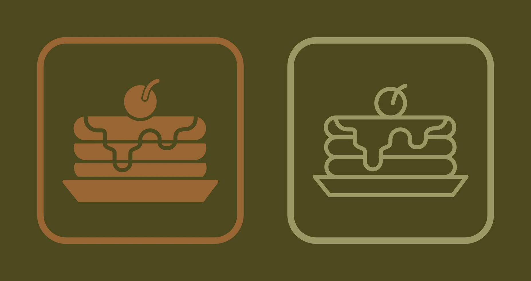 Pancake Icon Design vector