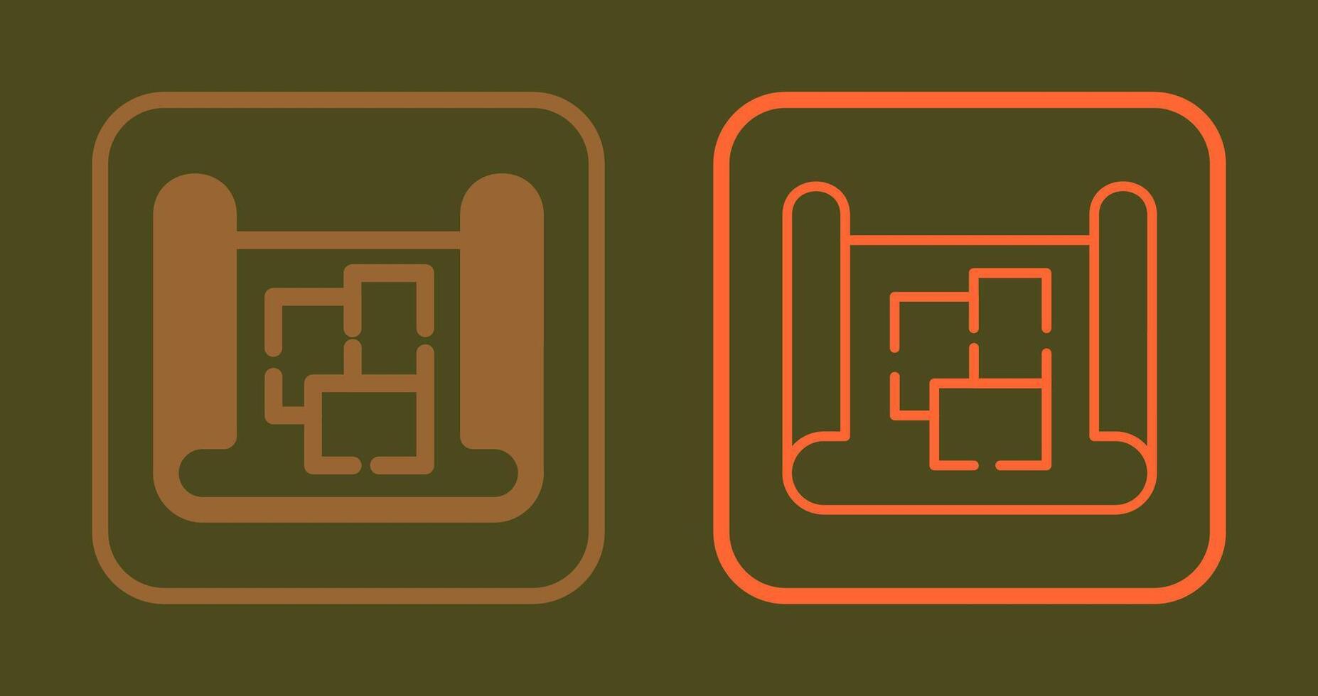 Blueprint Icon Design vector