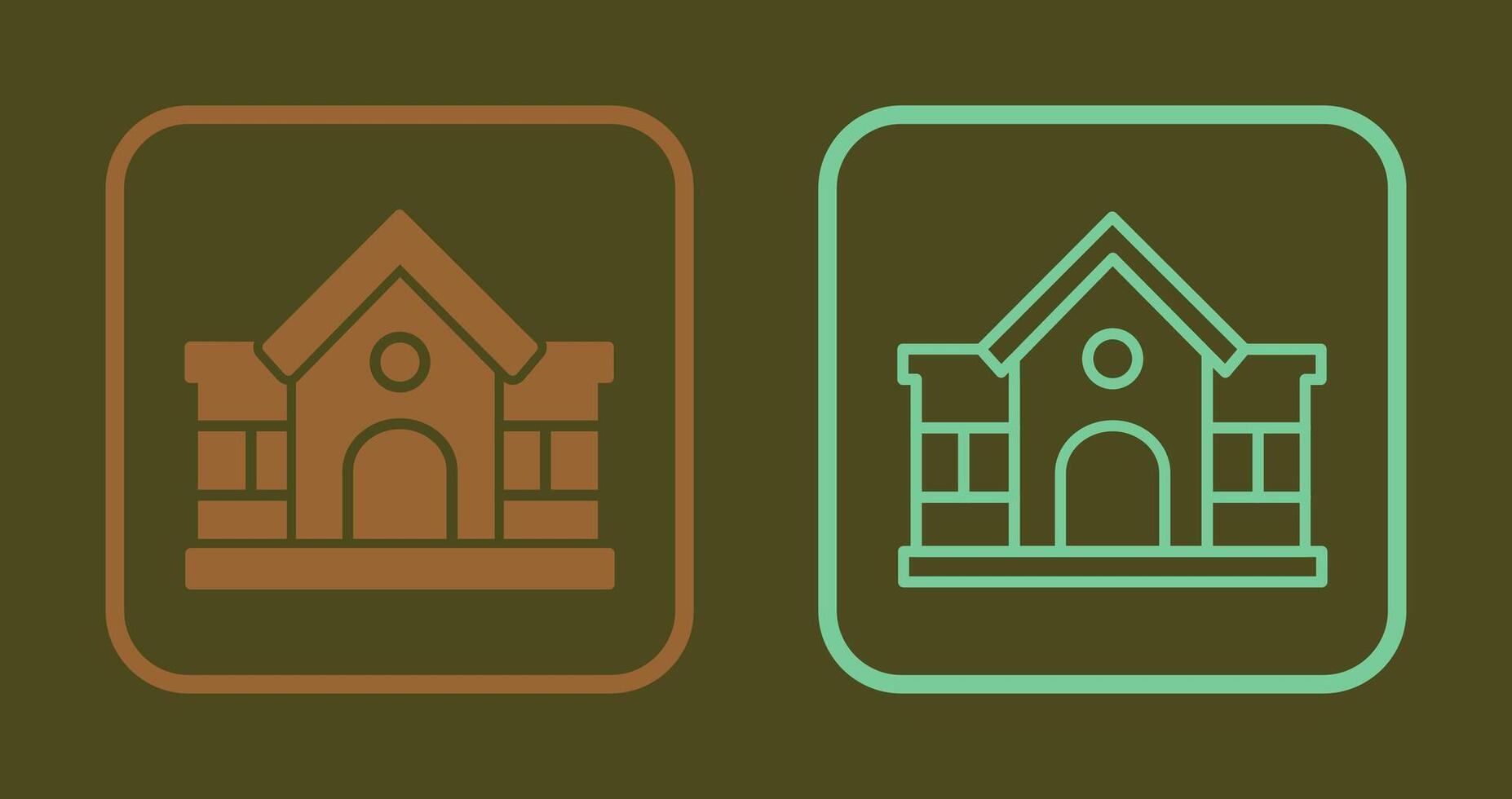 Mansion Icon Design vector