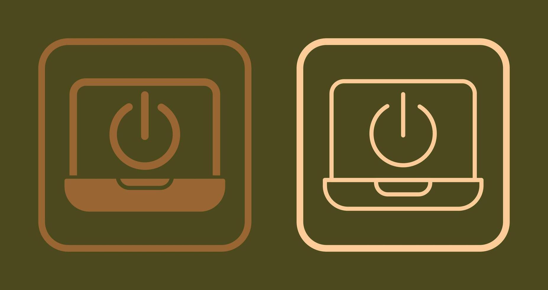 Power Icon Design vector