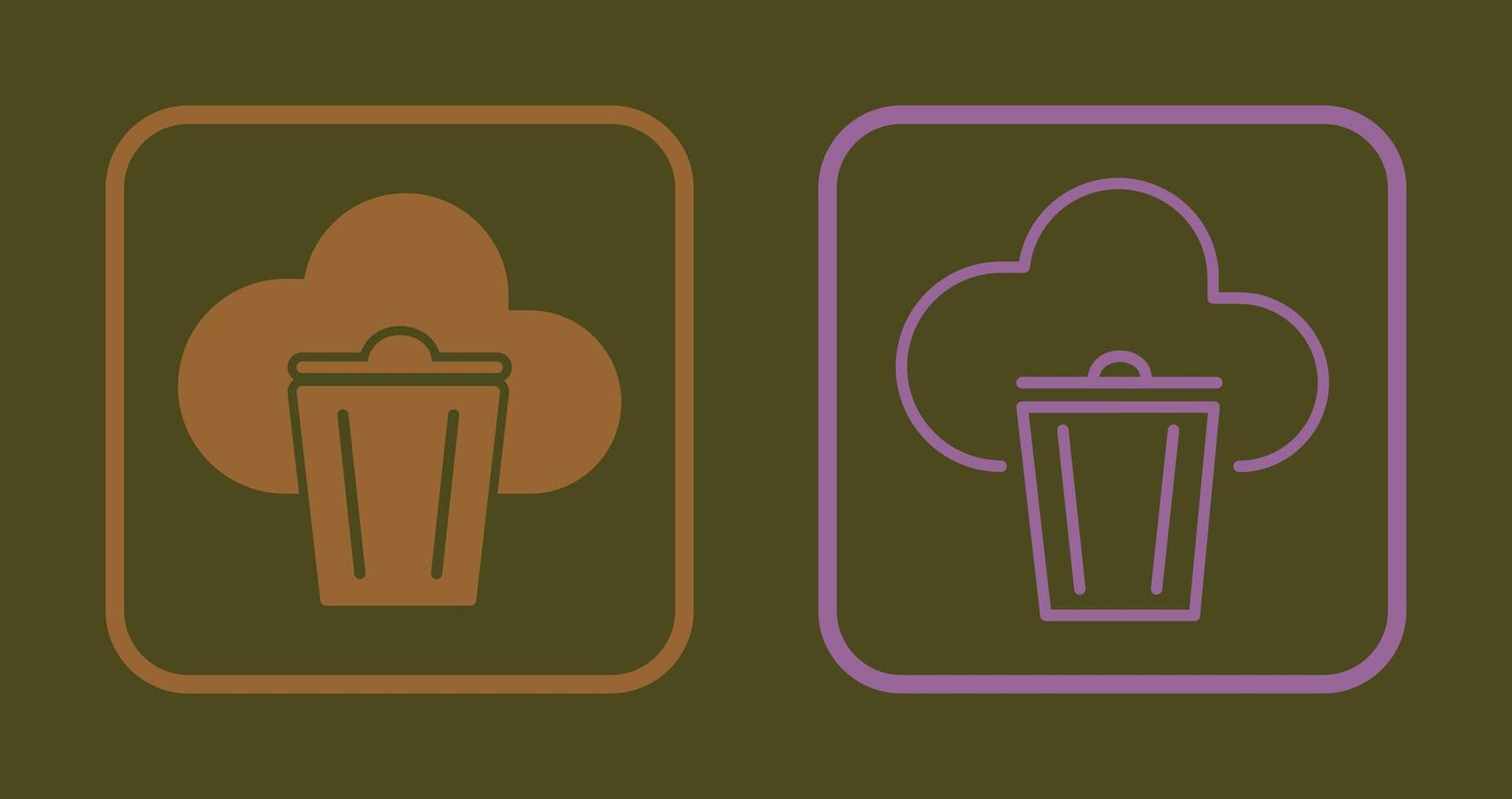 Trash Icon Design vector