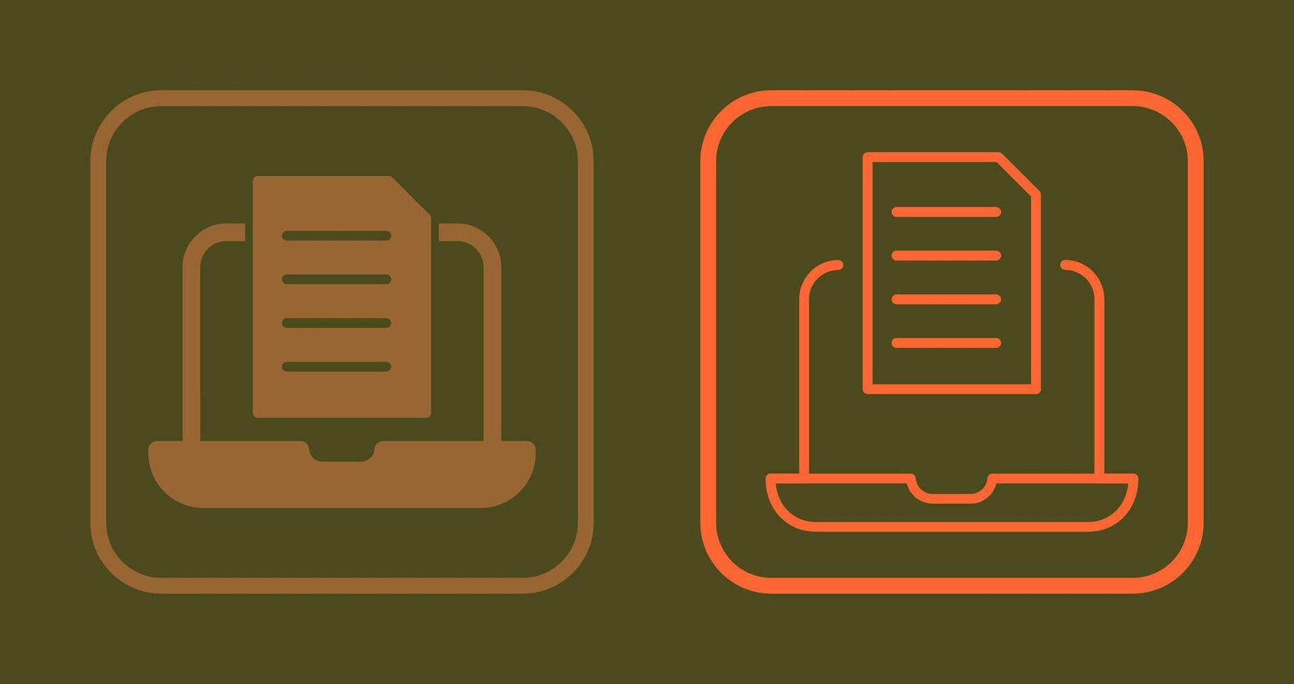 Document Icon Design vector