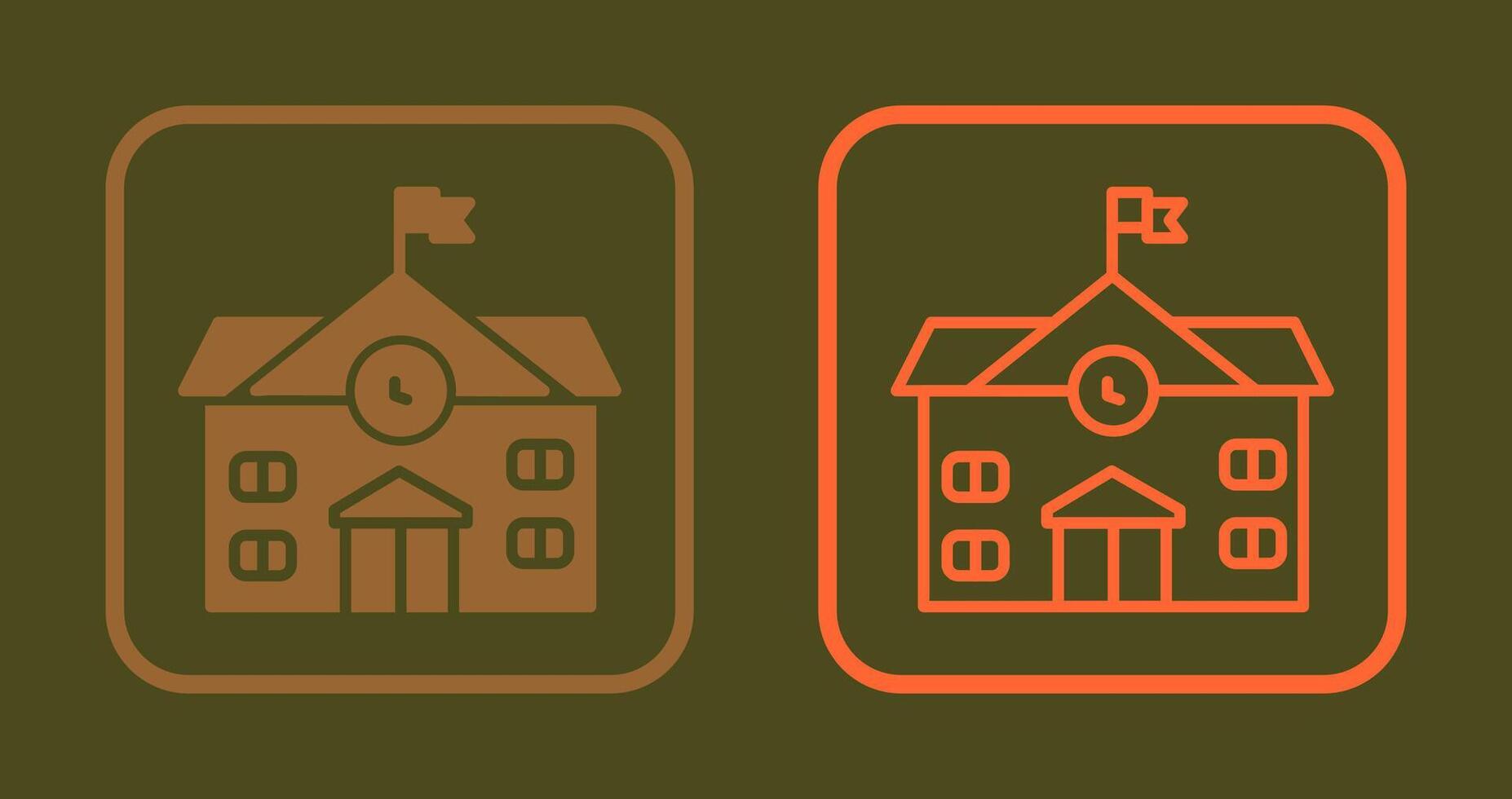School Icon Design vector