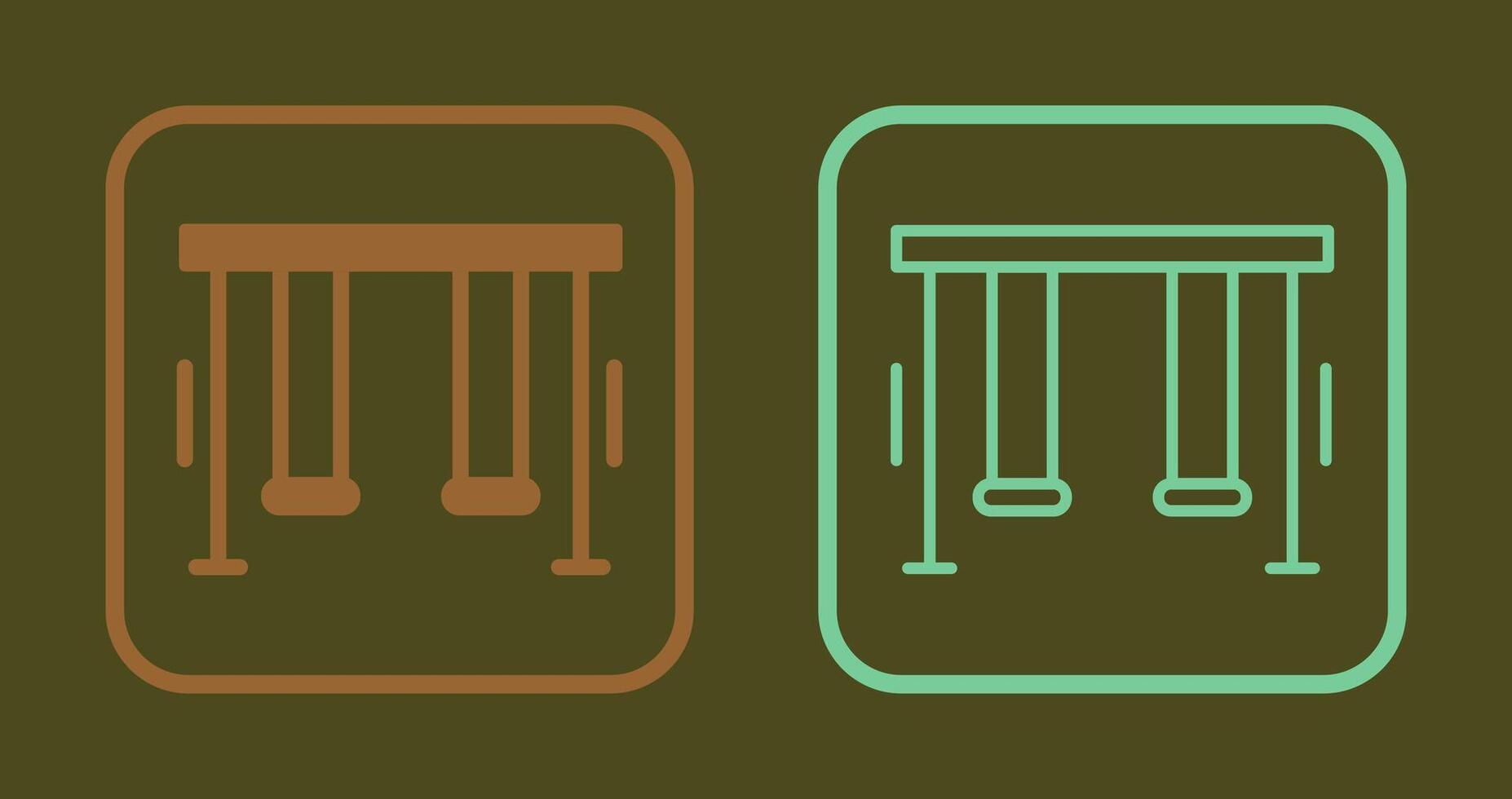Swing Icon Design vector