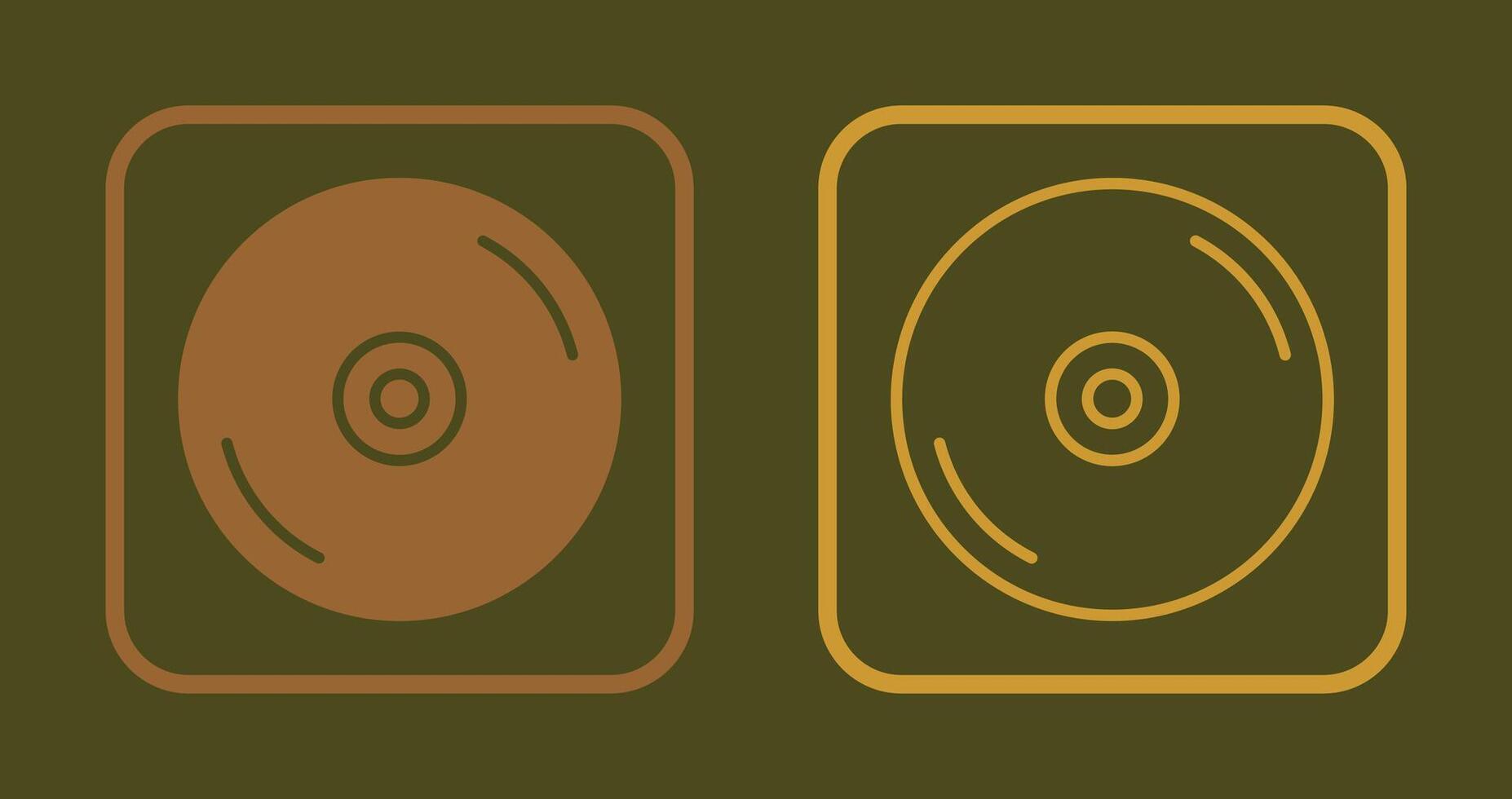 CD Icon Design vector