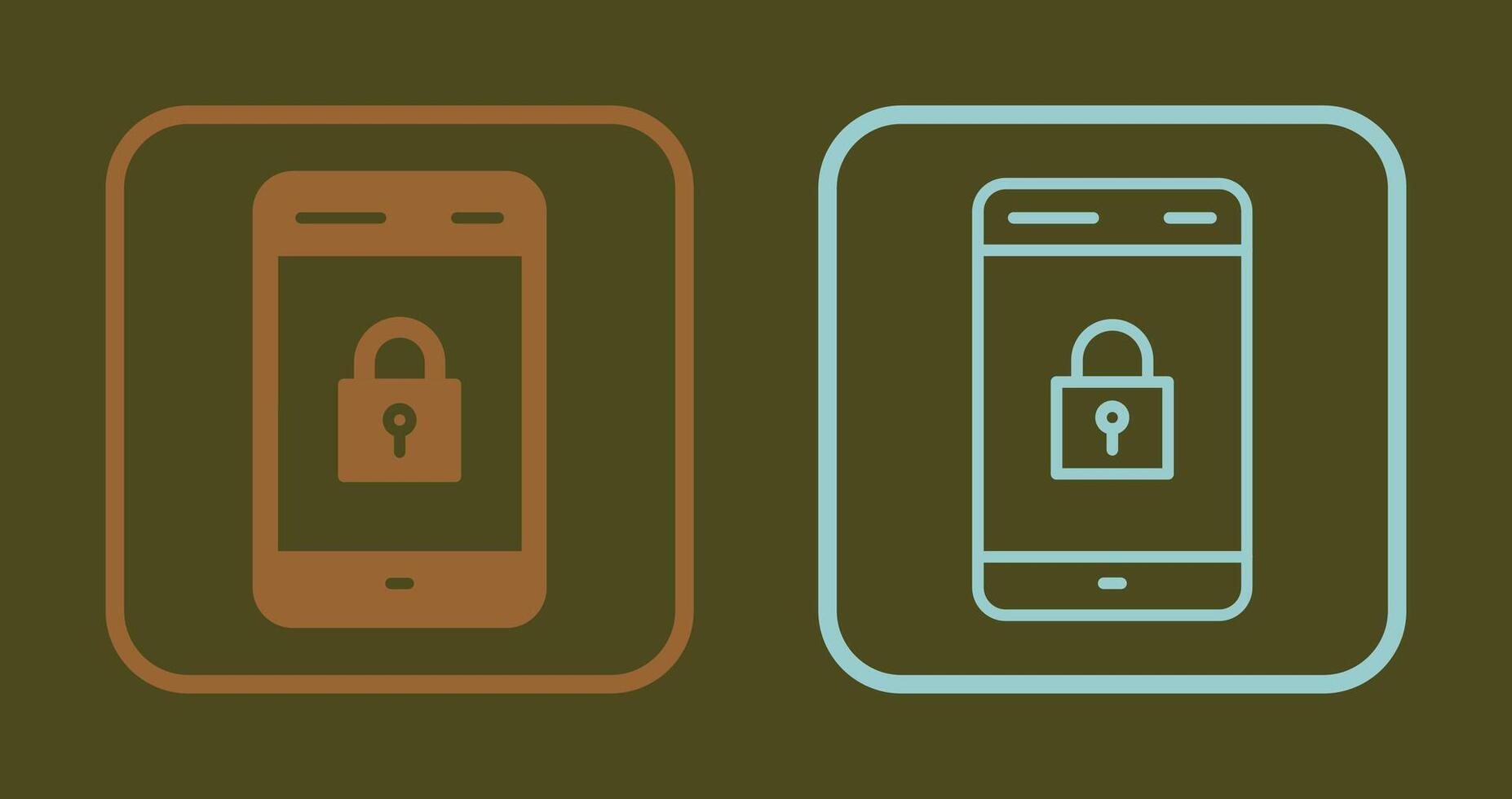 Padlock Icon Design vector