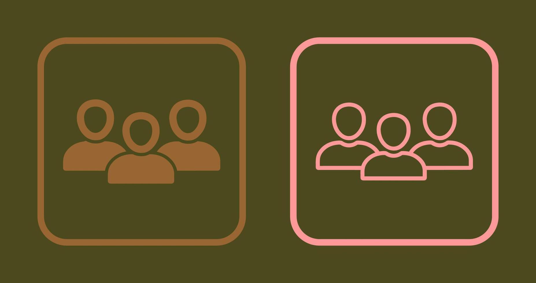 Members Icon Design vector