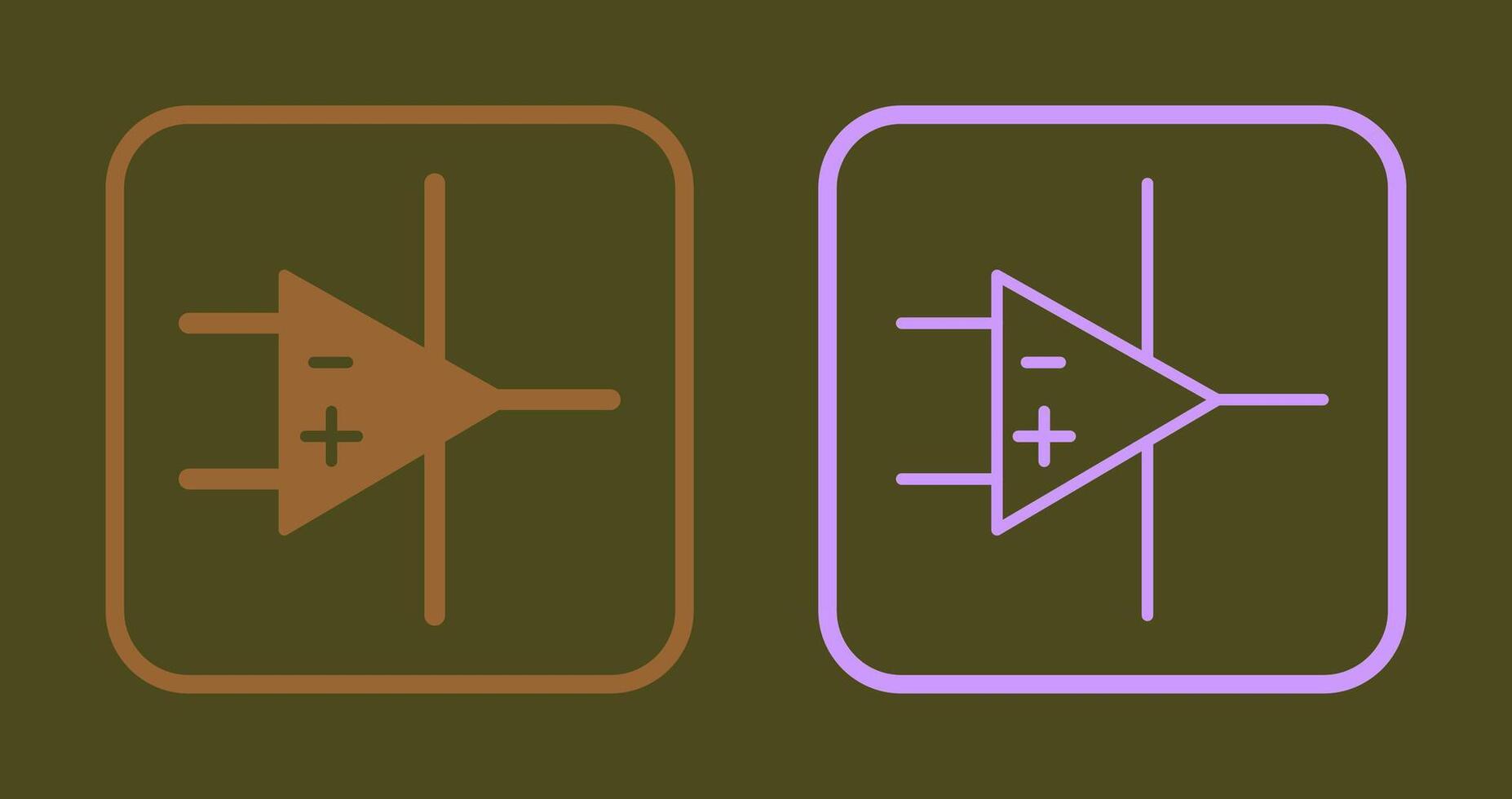 Amplifier Icon Design vector
