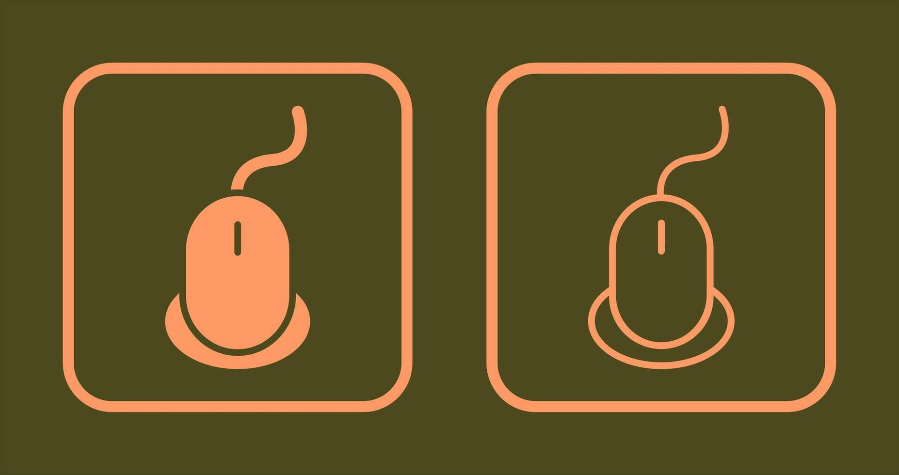 Mouse Icon Design vector