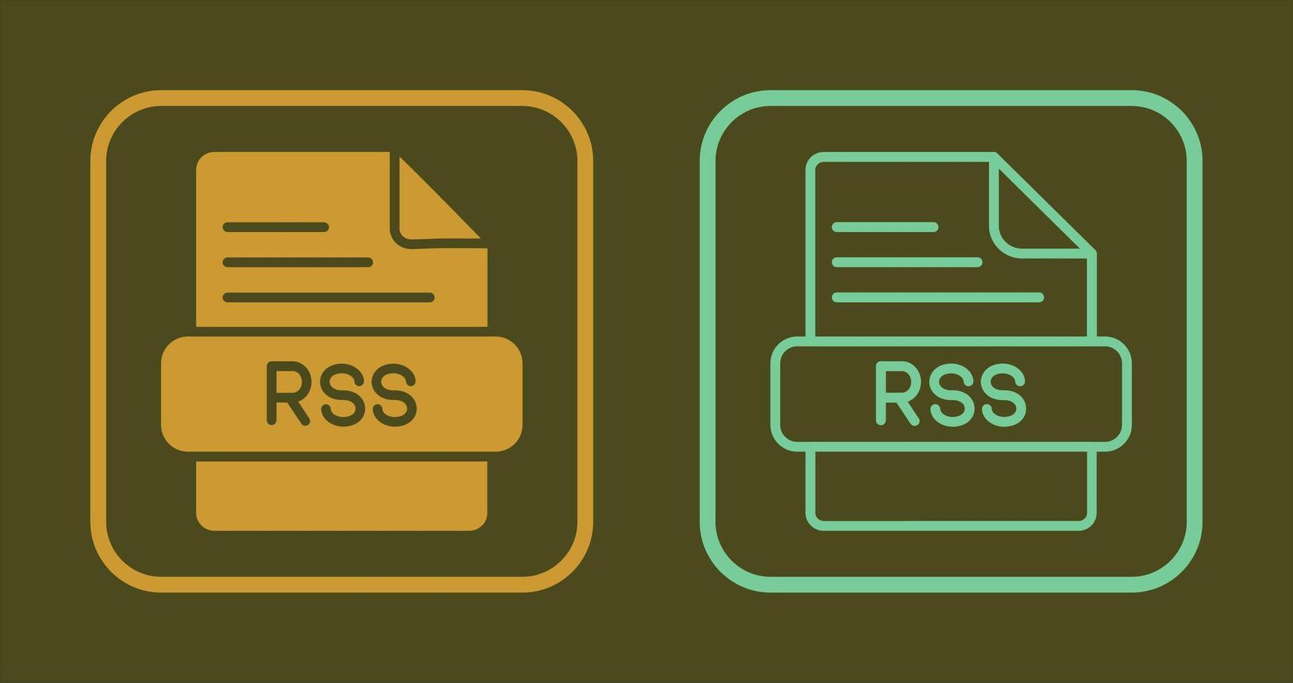 RSS Icon Design vector