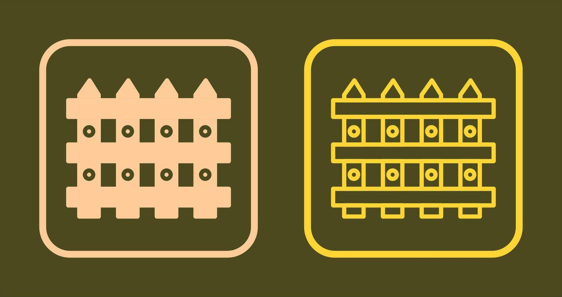 Fence Icon Design vector