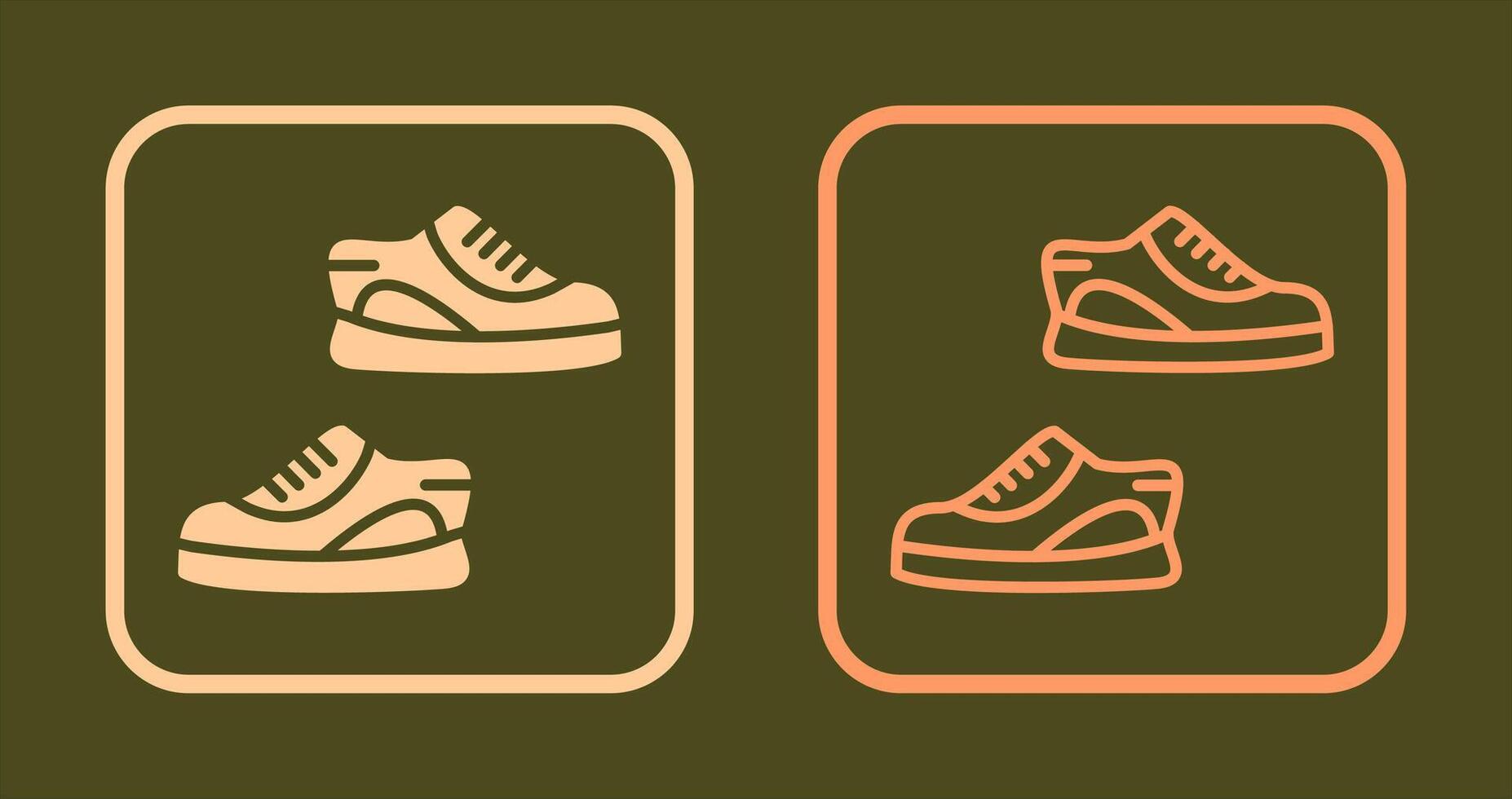 Sneakers Icon Design vector