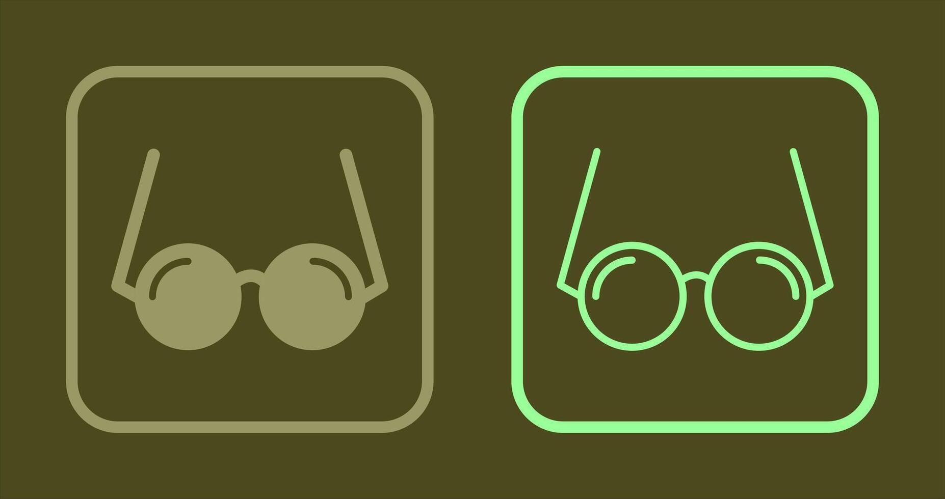 diseño de icono de gafas de sol vector