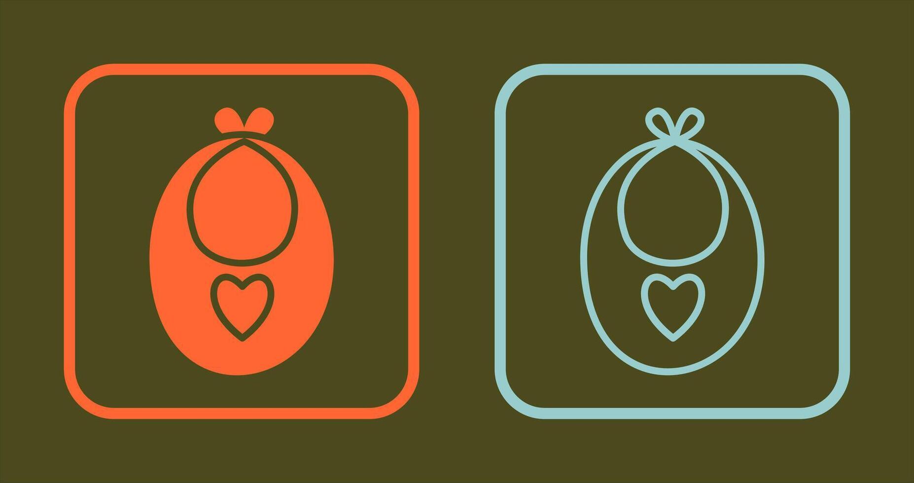 Bib Icon Design vector