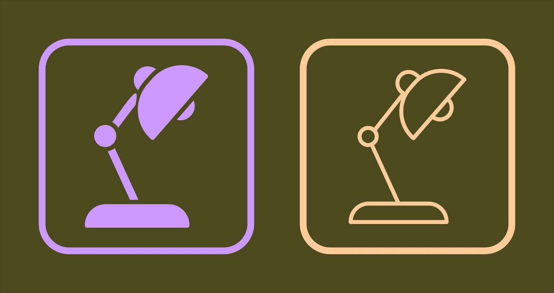 Lamp Icon Design vector