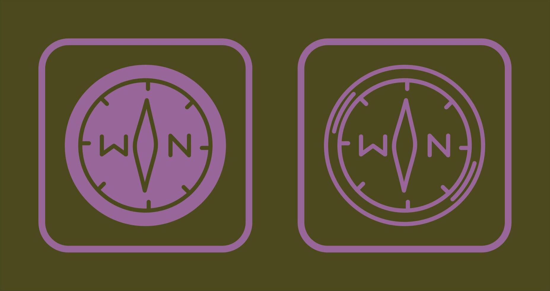 Compass Icon Design vector