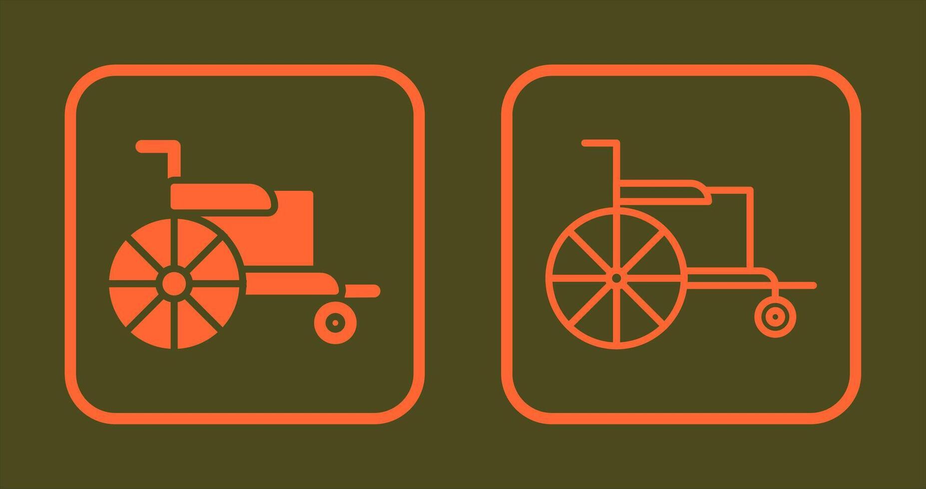 Wheelchair Icon Design vector